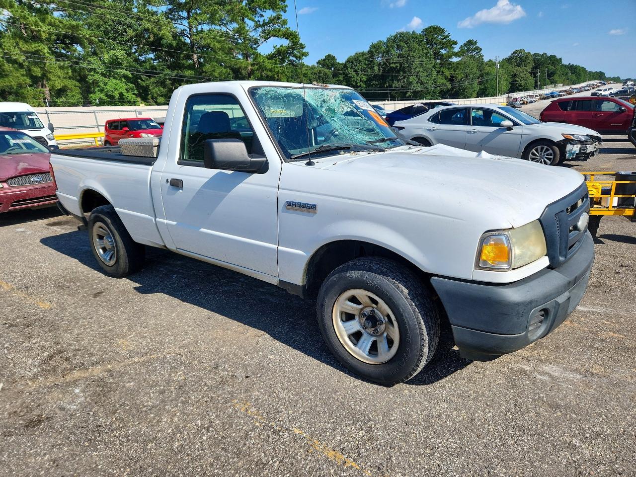2009 Ford Ranger White vin: 1FTYR10D39PA13928