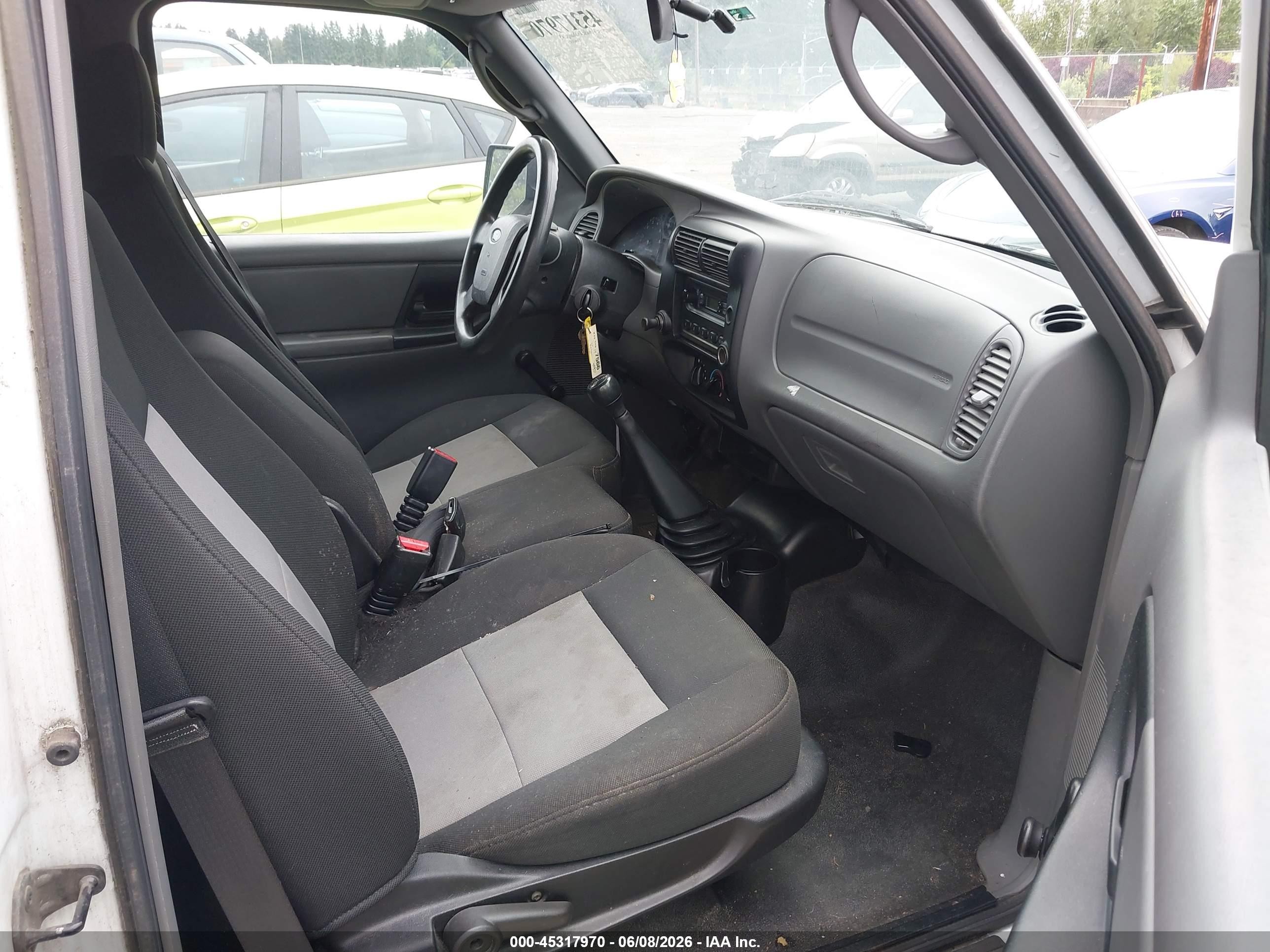 2009 Ford Ranger Sport/xl/xlt White vin: 1FTYR10D39PA21155