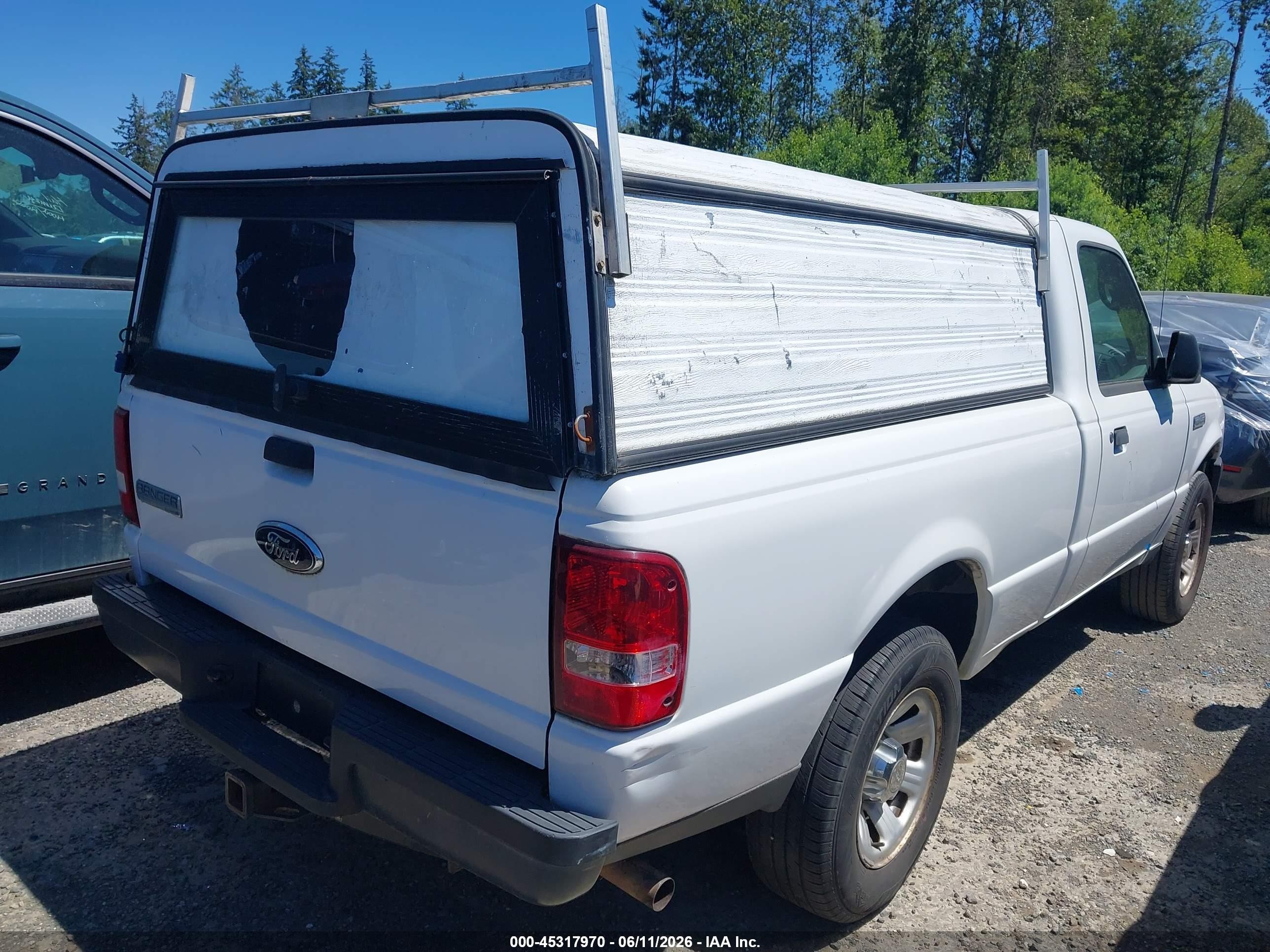 2009 Ford Ranger Sport/xl/xlt White vin: 1FTYR10D39PA21155