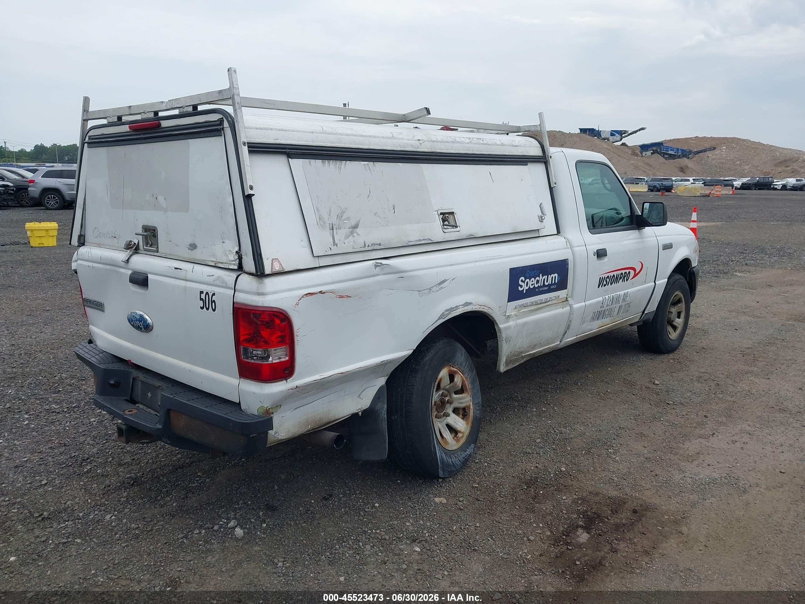2009 Ford Ranger Sport/xl/xlt White vin: 1FTYR10D39PA31474