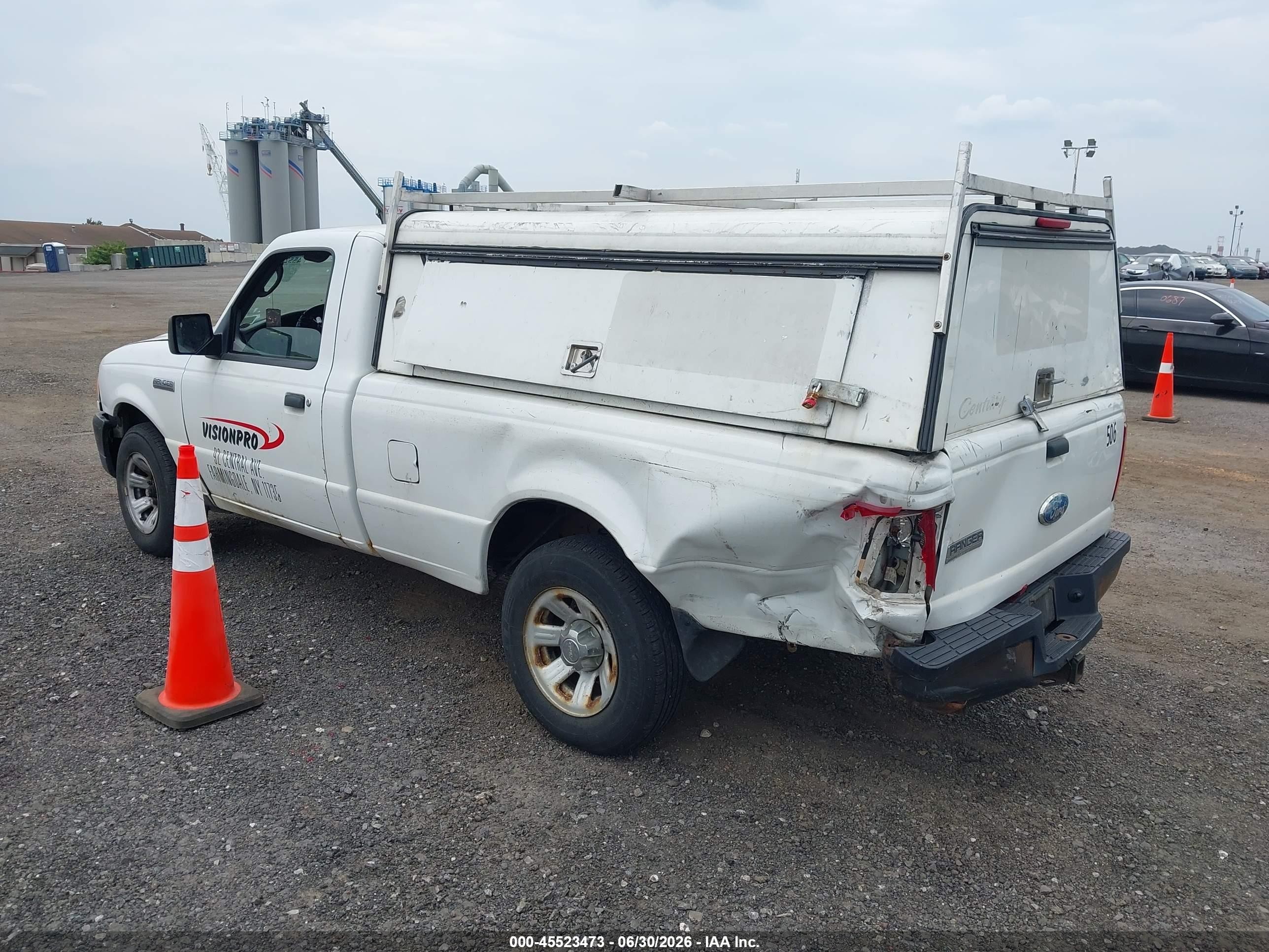 2009 Ford Ranger Sport/xl/xlt White vin: 1FTYR10D39PA31474