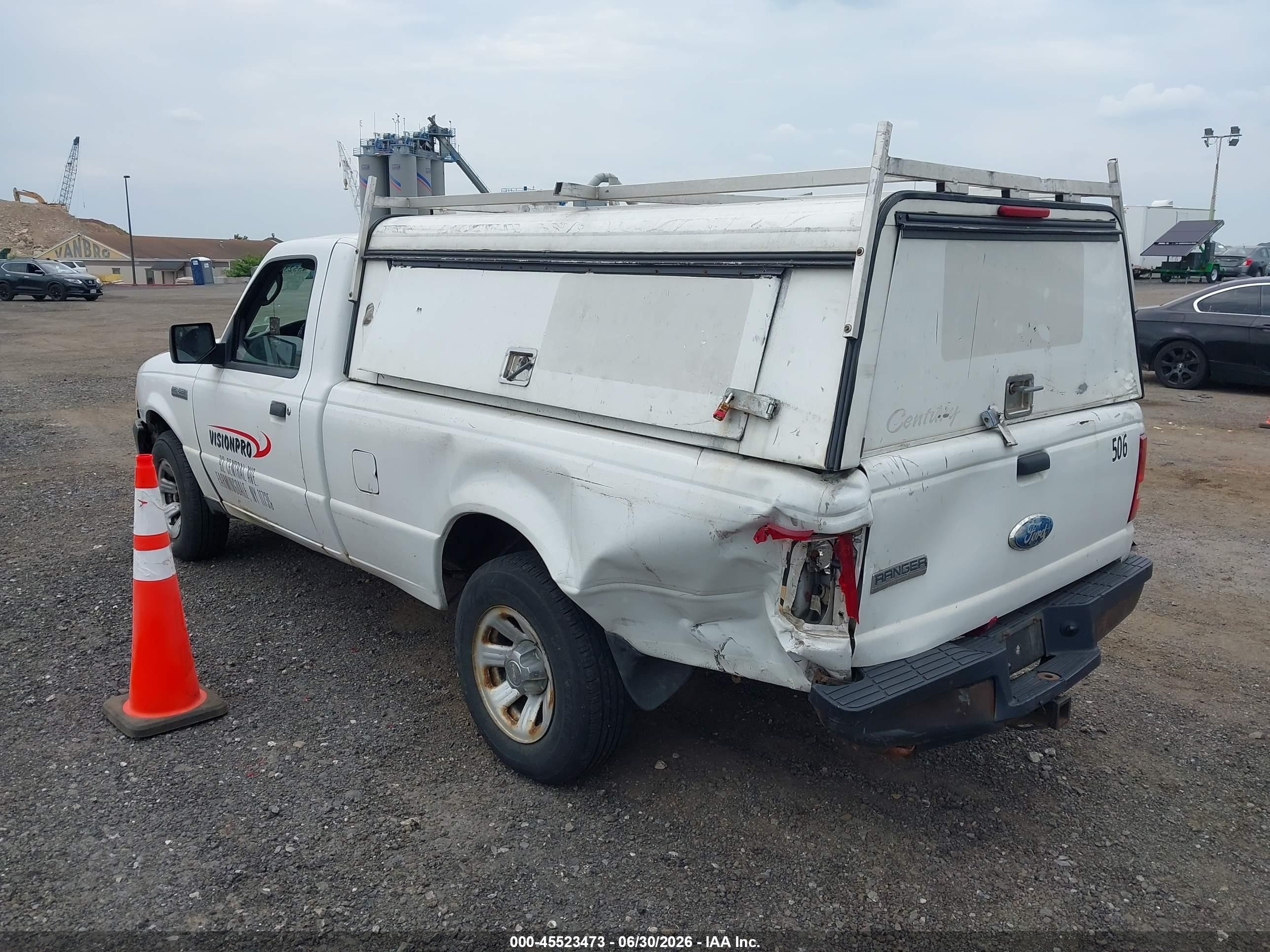 2009 Ford Ranger Sport/xl/xlt White vin: 1FTYR10D39PA31474