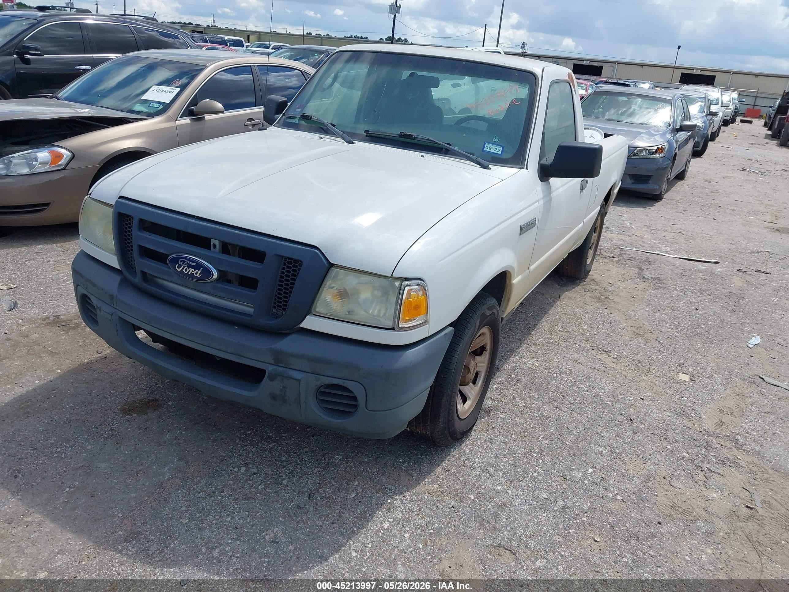 2009 Ford Ranger Sport/xl/xlt White vin: 1FTYR10D39PA37243