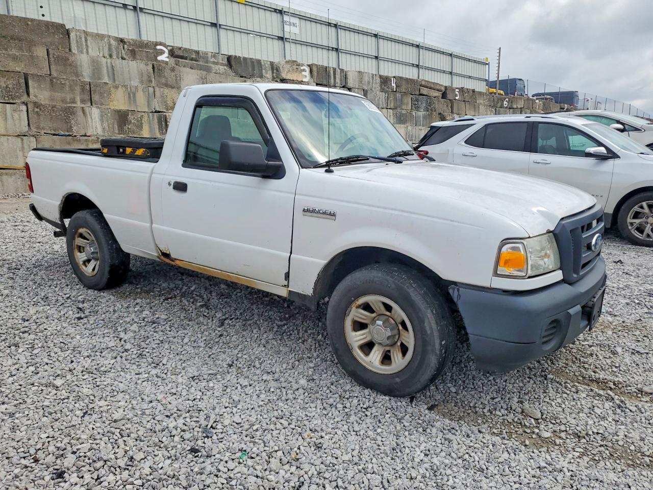 2009 Ford Ranger White vin: 1FTYR10D39PA49814