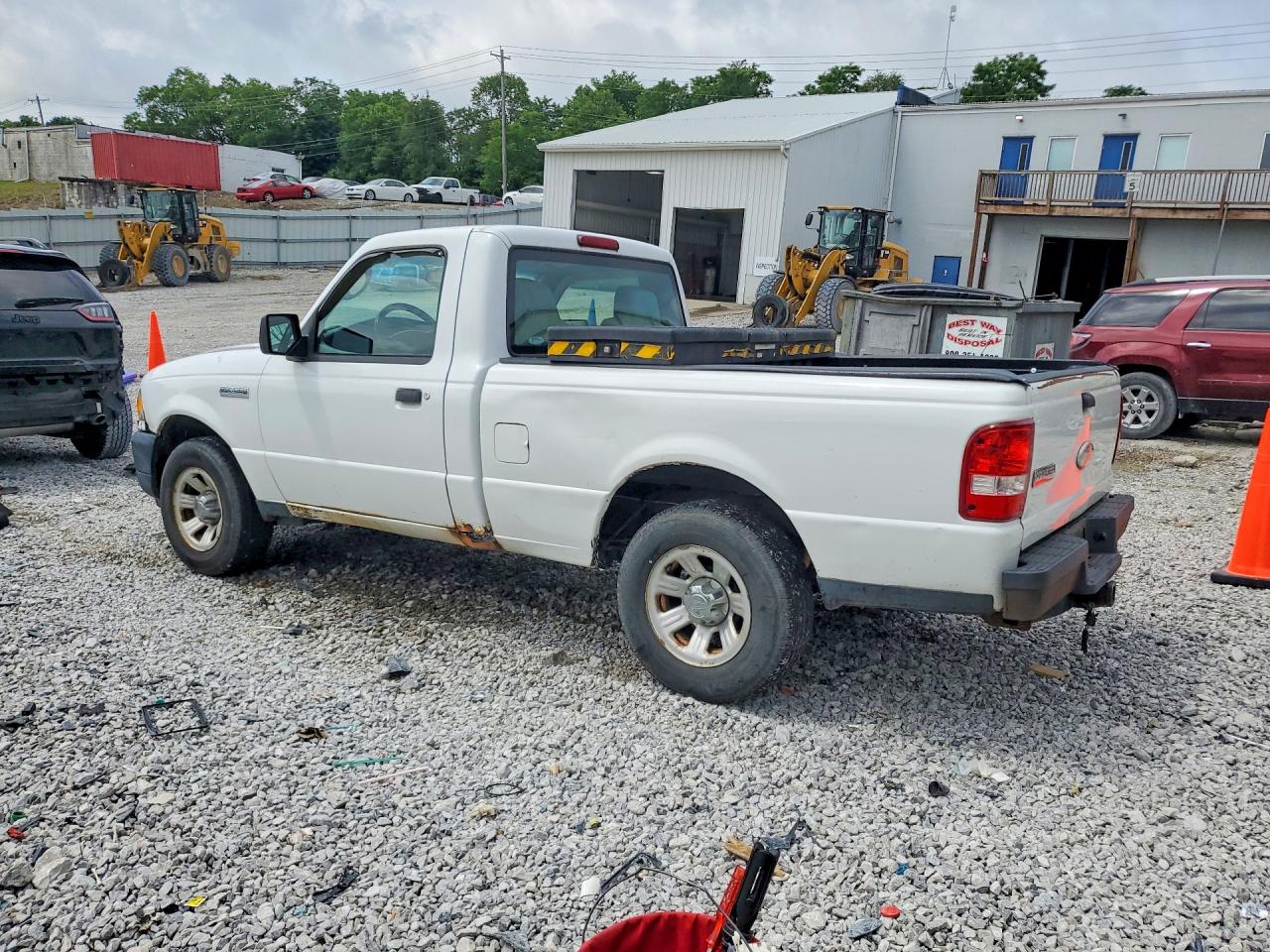 2009 Ford Ranger White vin: 1FTYR10D39PA49814