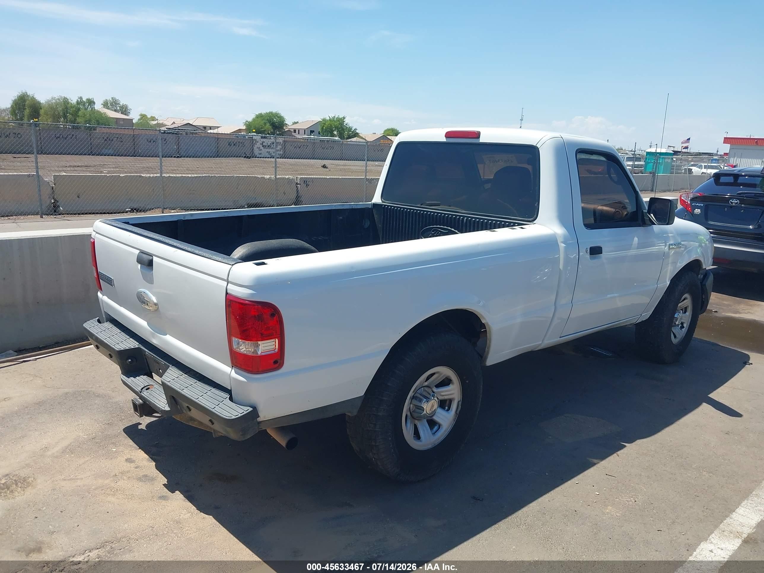 2009 Ford Ranger Sport/xl/xlt White vin: 1FTYR10D39PA63373