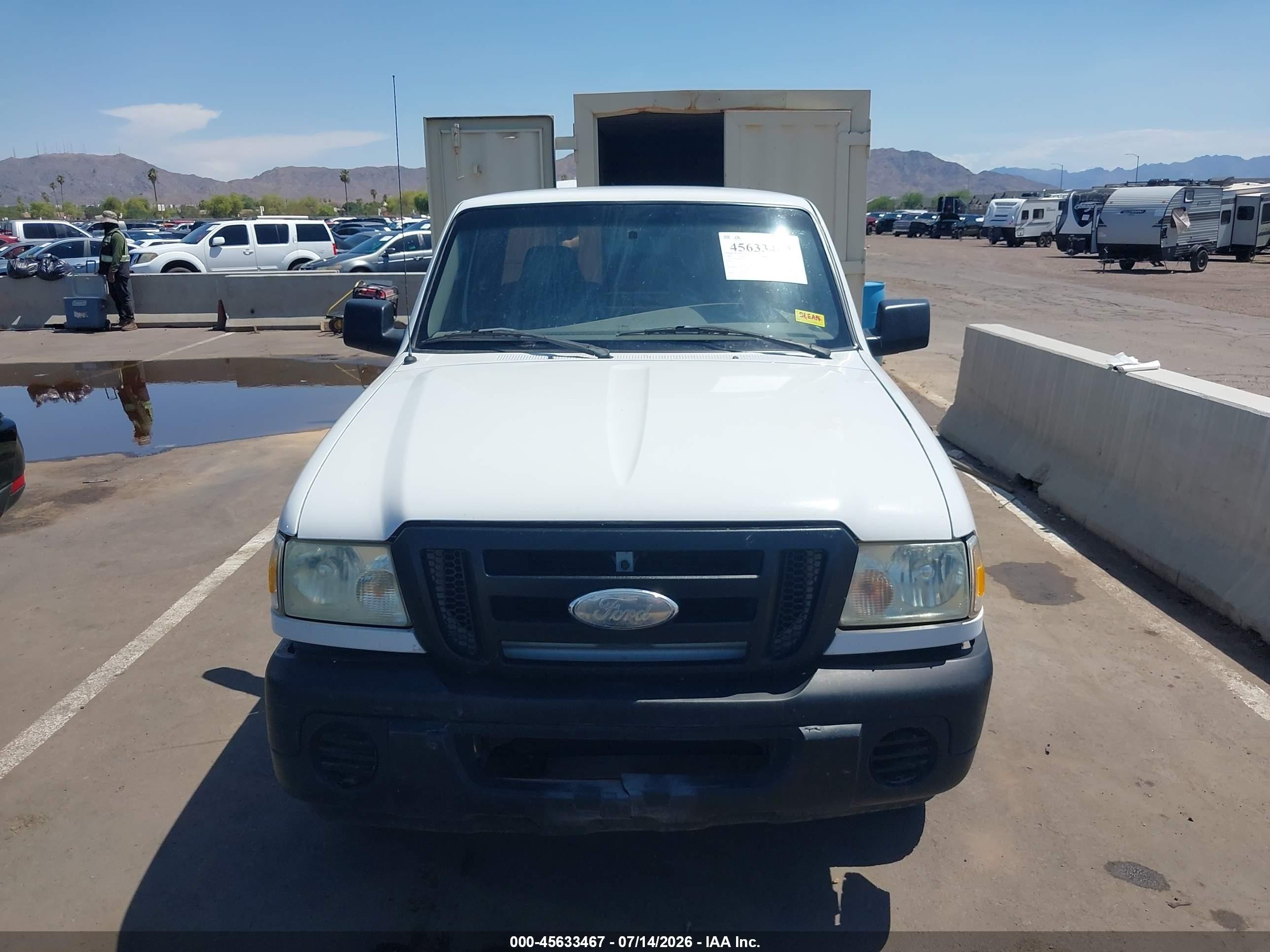 2009 Ford Ranger Sport/xl/xlt White vin: 1FTYR10D39PA63373