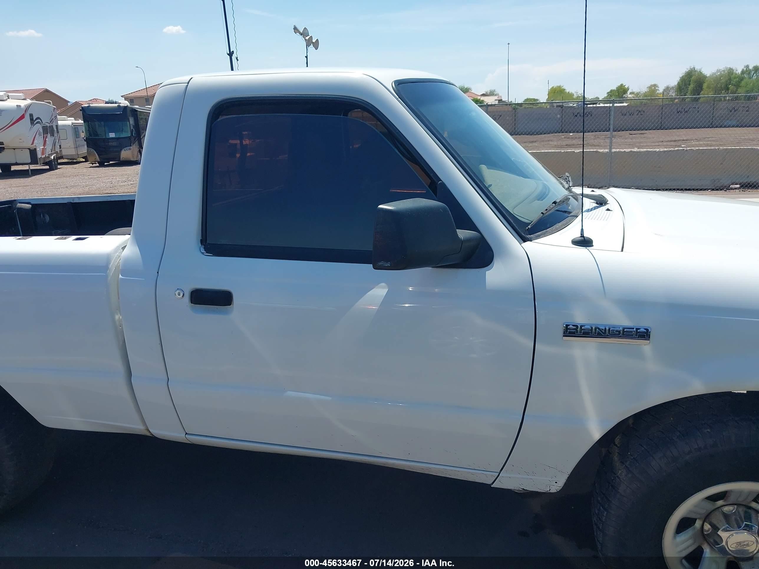 2009 Ford Ranger Sport/xl/xlt White vin: 1FTYR10D39PA63373