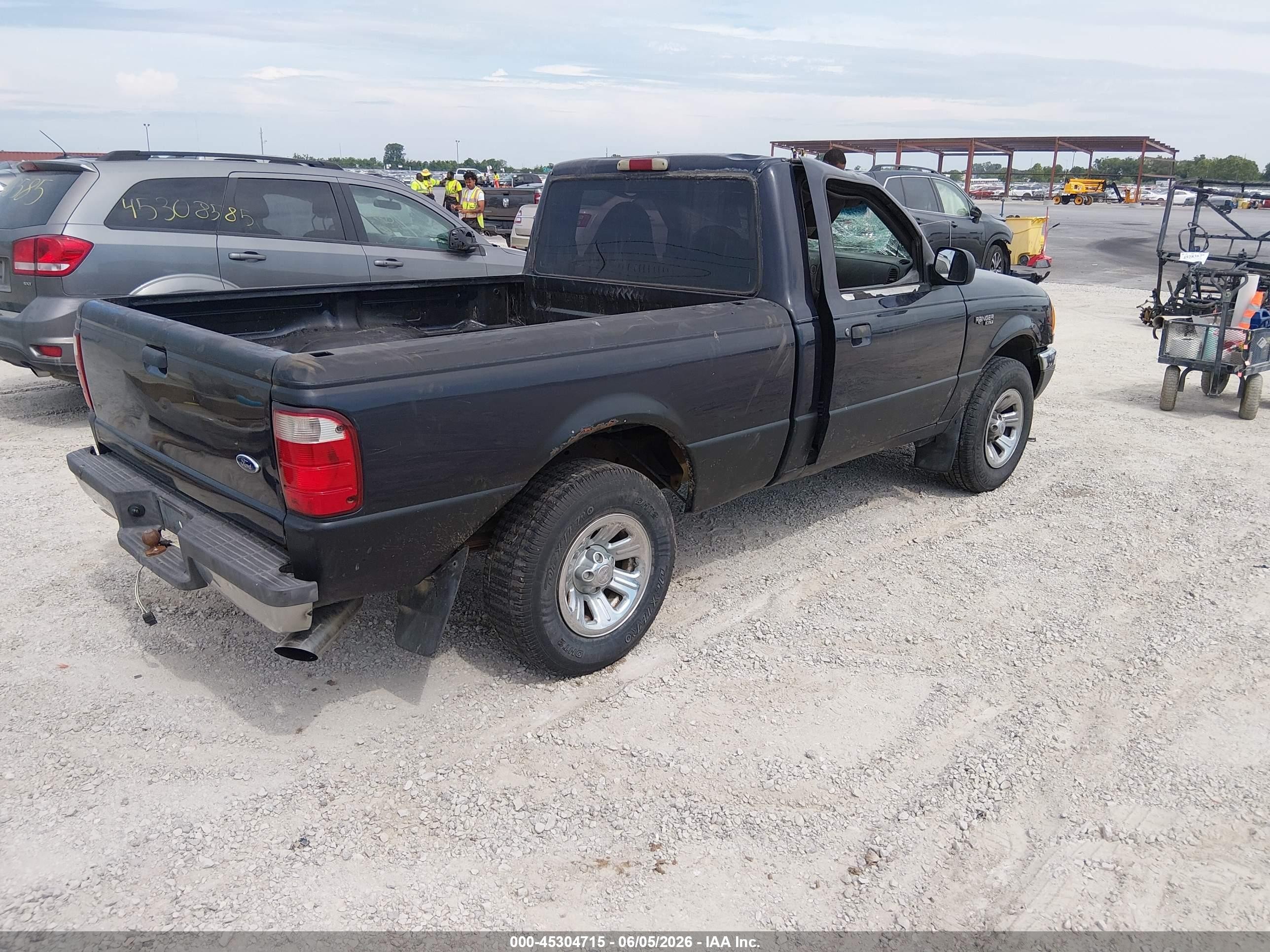 2002 Ford Ranger Xl/xlt Blue vin: 1FTYR10D42PA57233