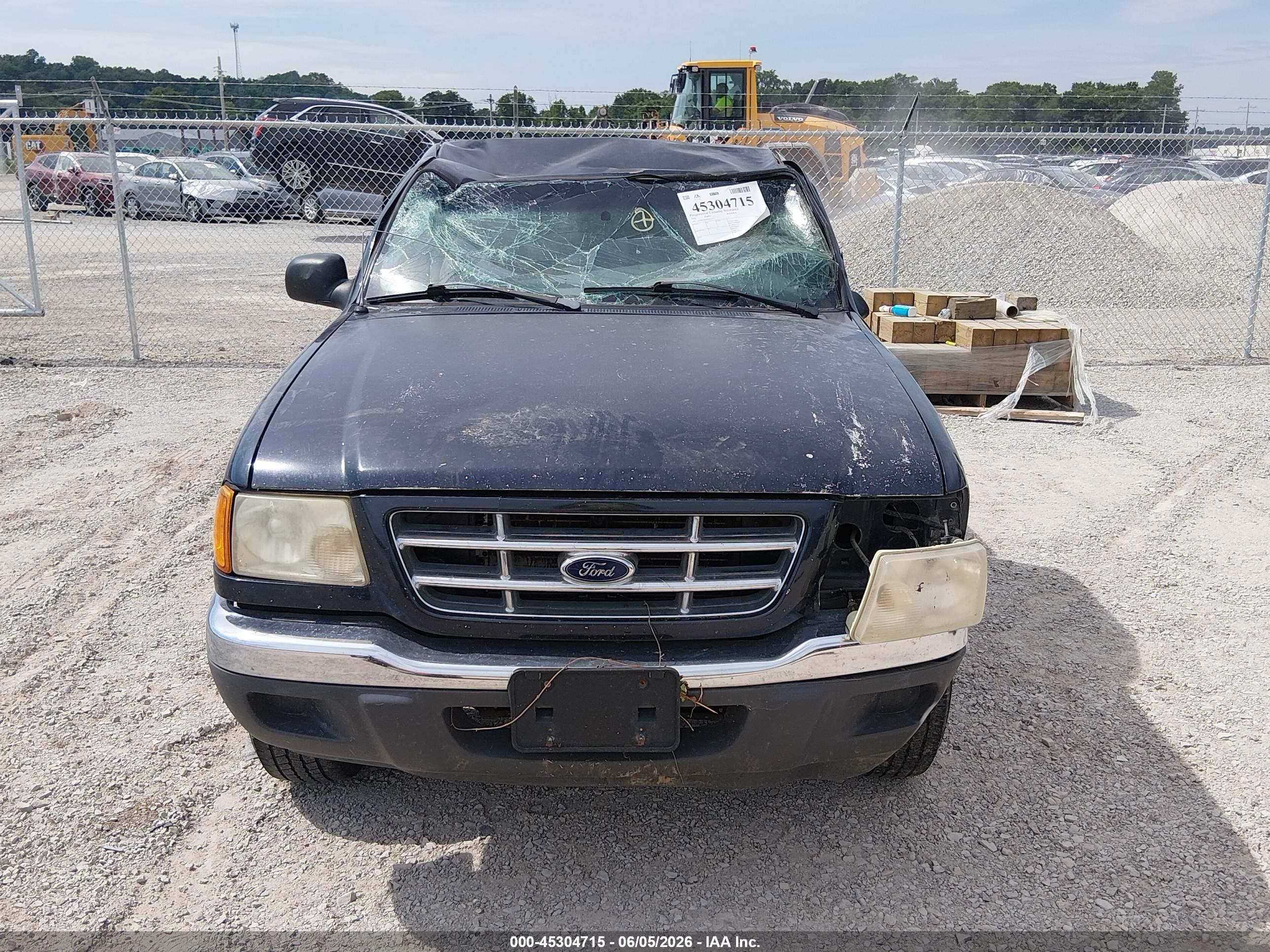 2002 Ford Ranger Xl/xlt Blue vin: 1FTYR10D42PA57233