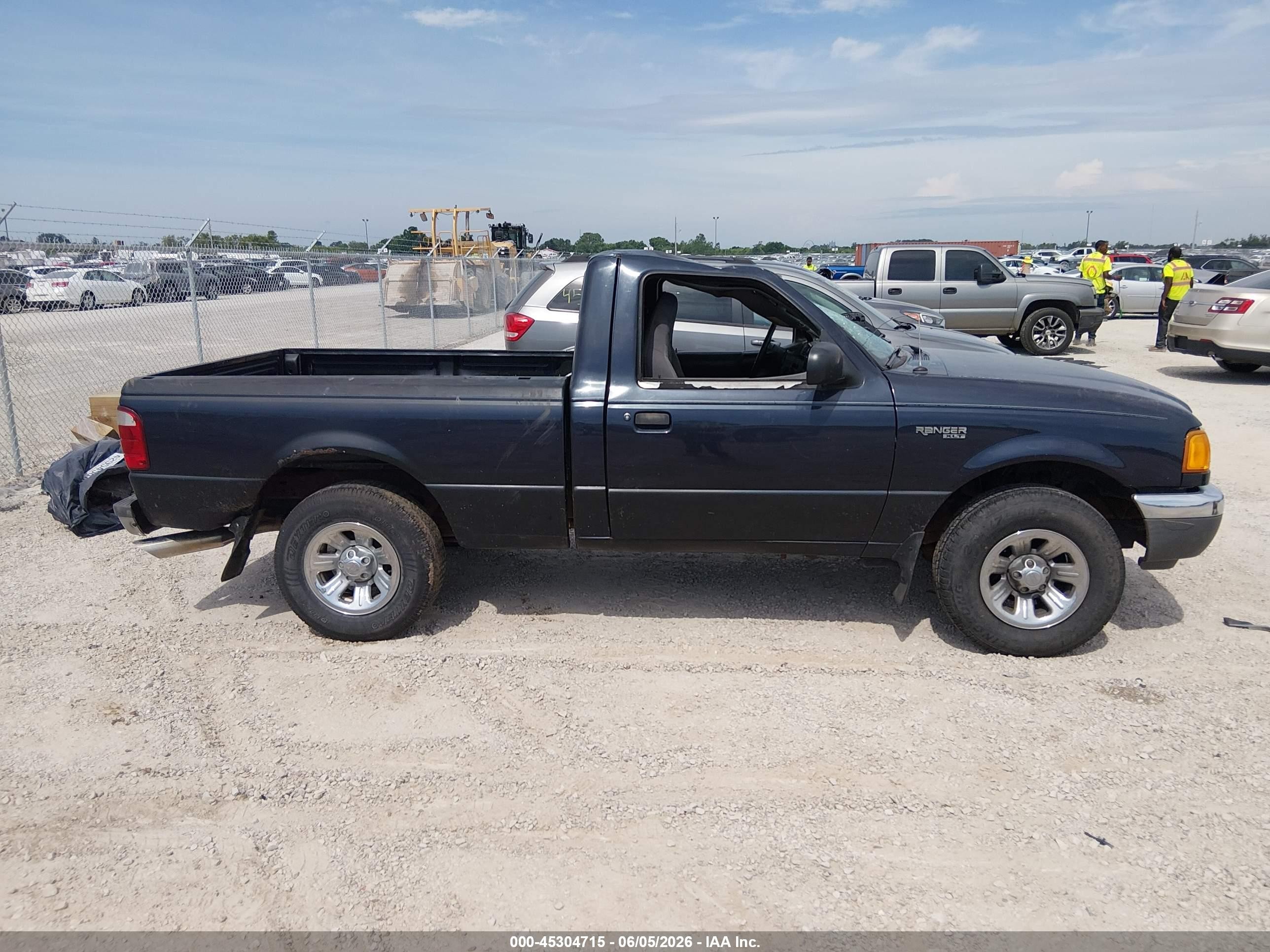 2002 Ford Ranger Xl/xlt Blue vin: 1FTYR10D42PA57233
