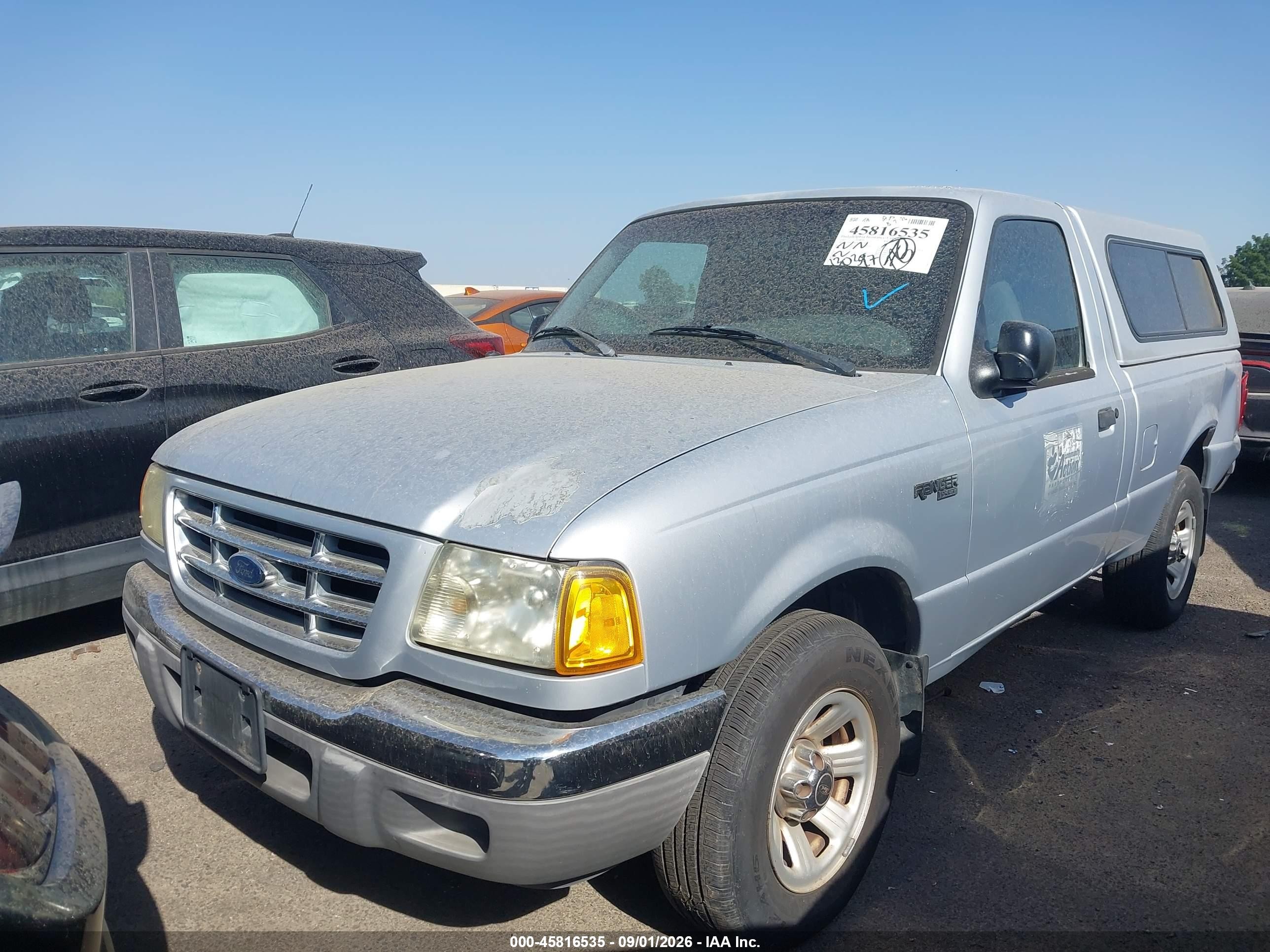 2002 Ford Ranger Xl/xlt Silver vin: 1FTYR10D42PA87624