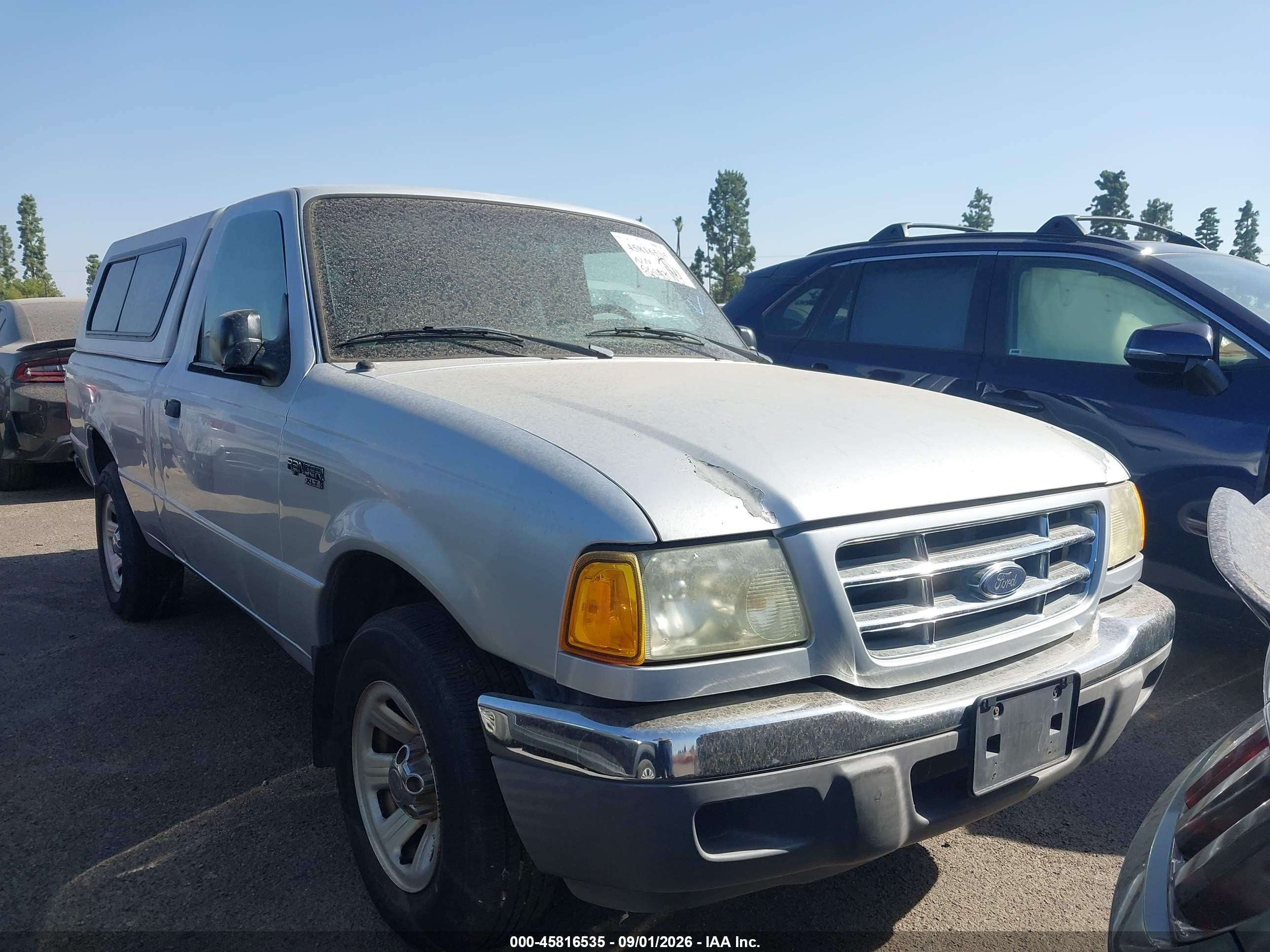 2002 Ford Ranger Xl/xlt Silver vin: 1FTYR10D42PA87624