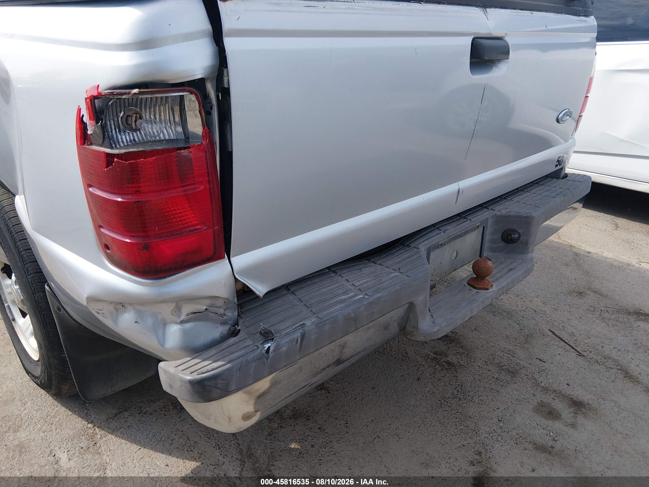 2002 Ford Ranger Xl/xlt Silver vin: 1FTYR10D42PA87624