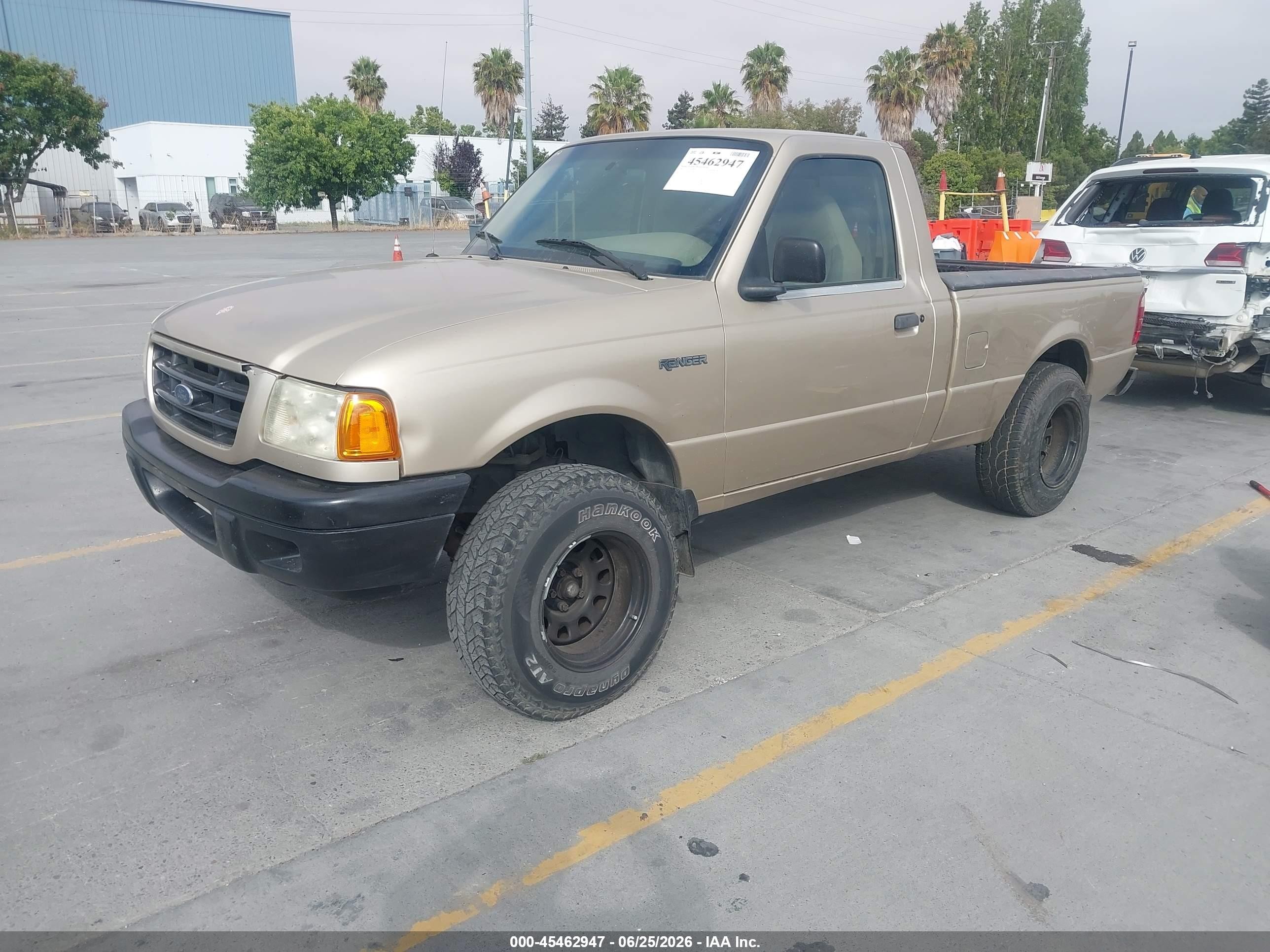 2002 Ford Ranger Xl/xlt Champagne vin: 1FTYR10D42PA88093