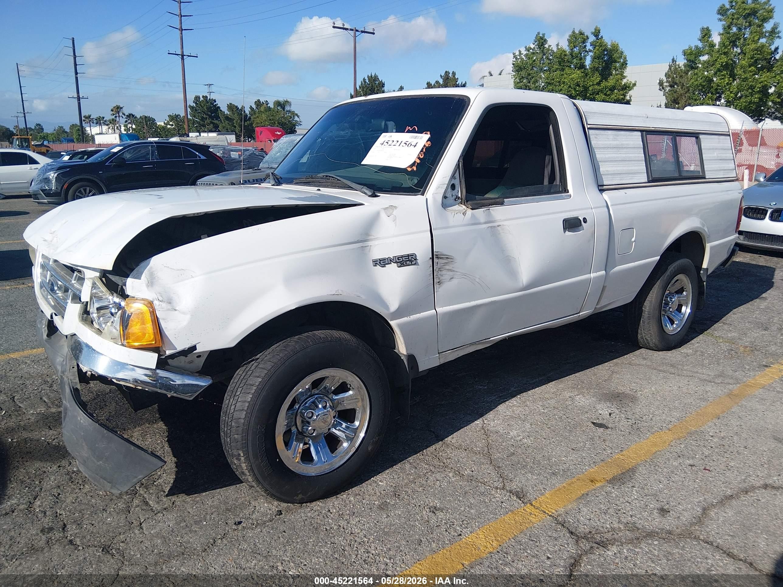 2002 Ford Ranger Xl/xlt Белый vin: 1FTYR10D42PB48017