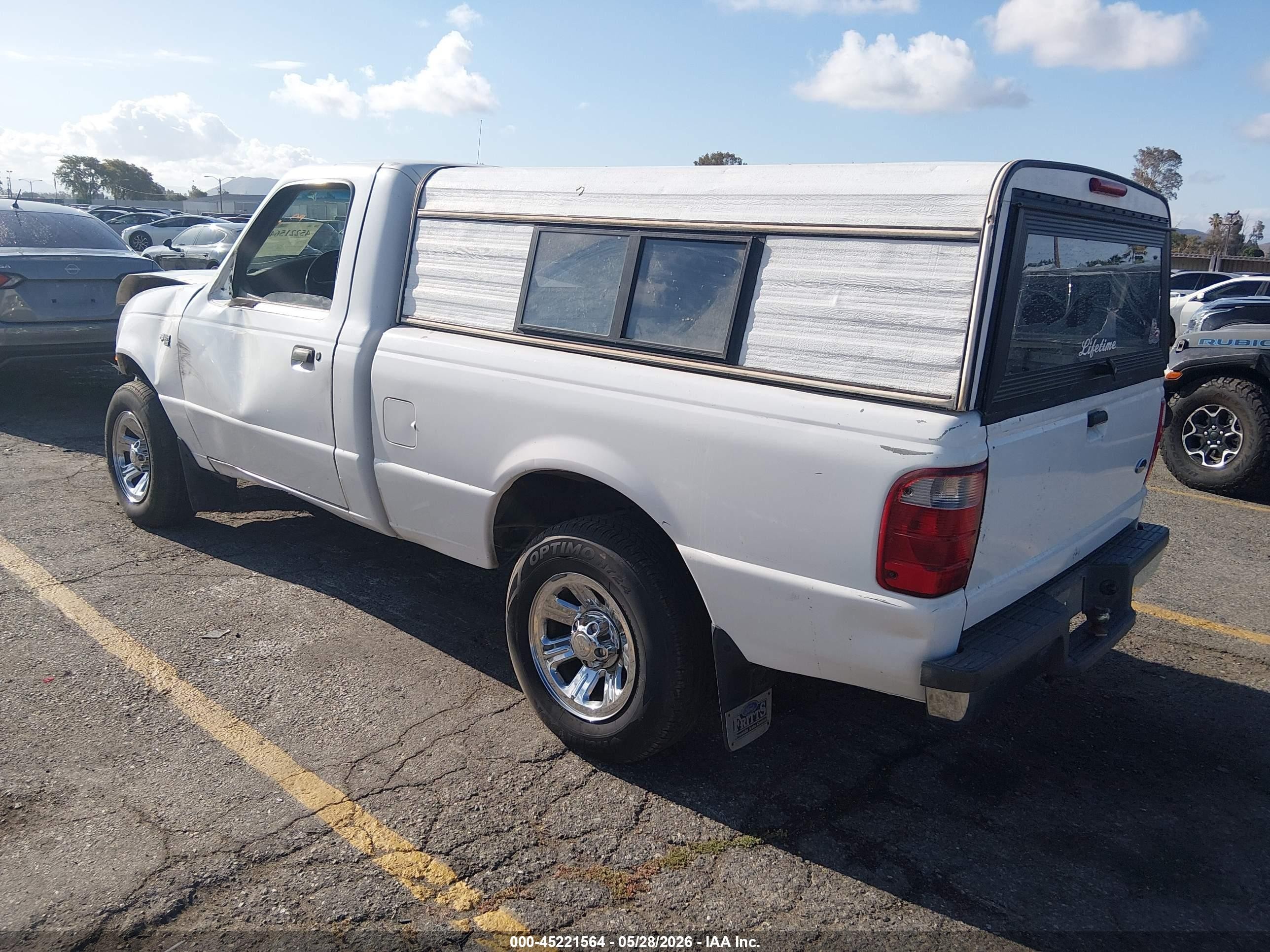 2002 Ford Ranger Xl/xlt Белый vin: 1FTYR10D42PB48017