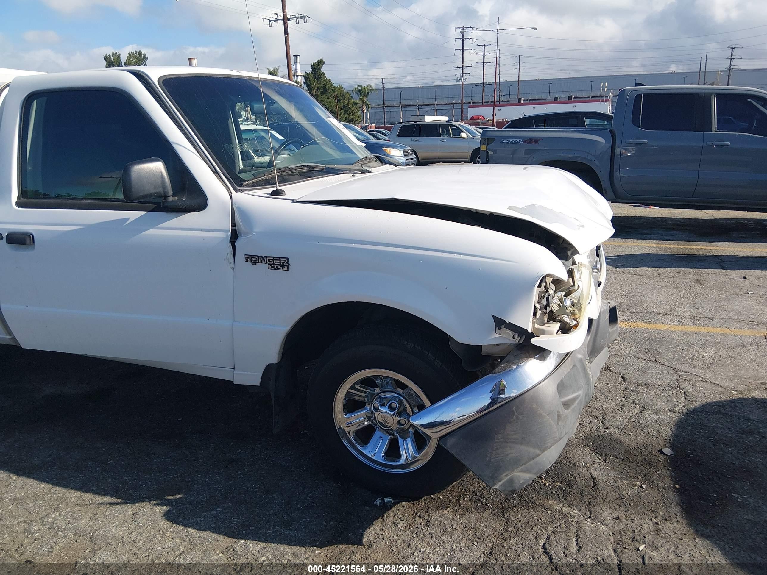 2002 Ford Ranger Xl/xlt Белый vin: 1FTYR10D42PB48017