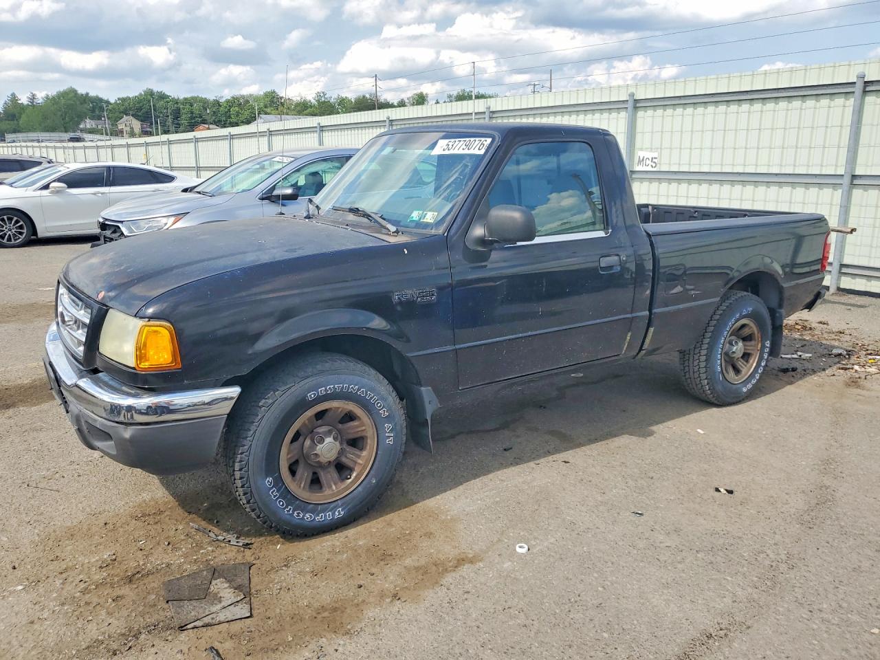 2002 Ford Ranger Black vin: 1FTYR10D42PB60037