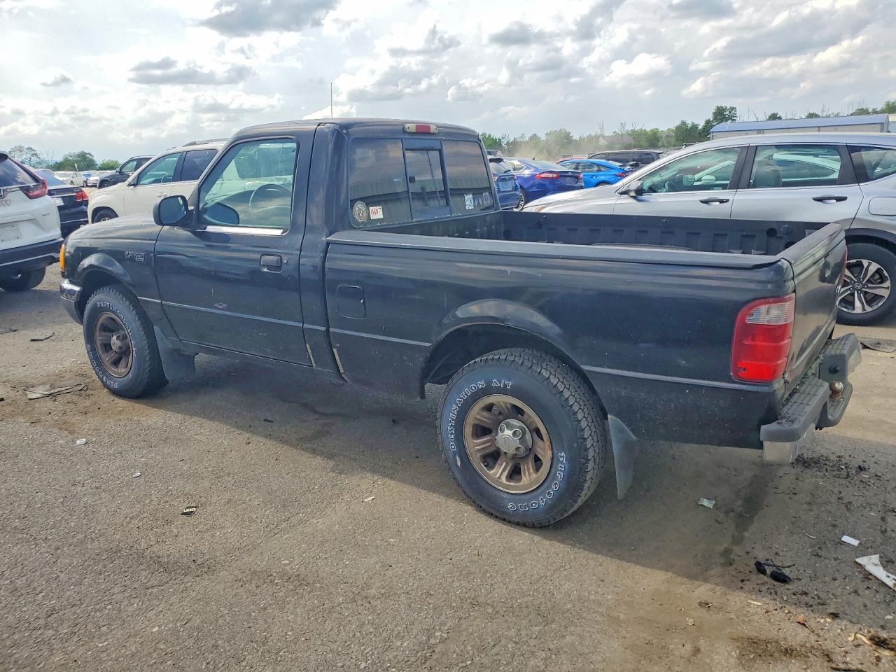 2002 Ford Ranger Black vin: 1FTYR10D42PB60037