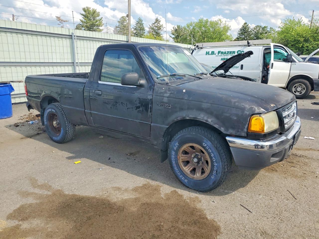 2002 Ford Ranger Black vin: 1FTYR10D42PB60037