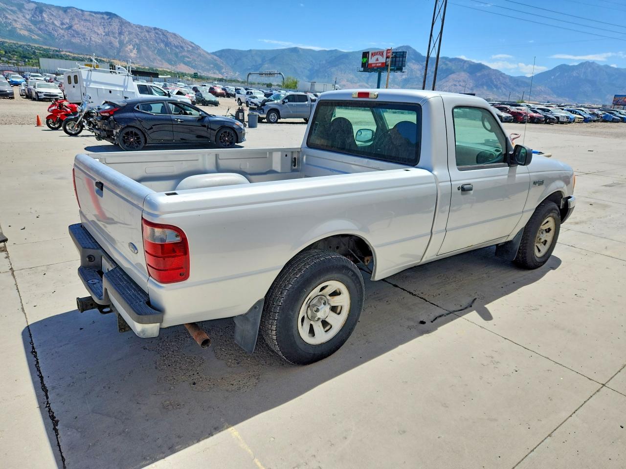 2004 Ford Ranger Silver vin: 1FTYR10D43PA10544