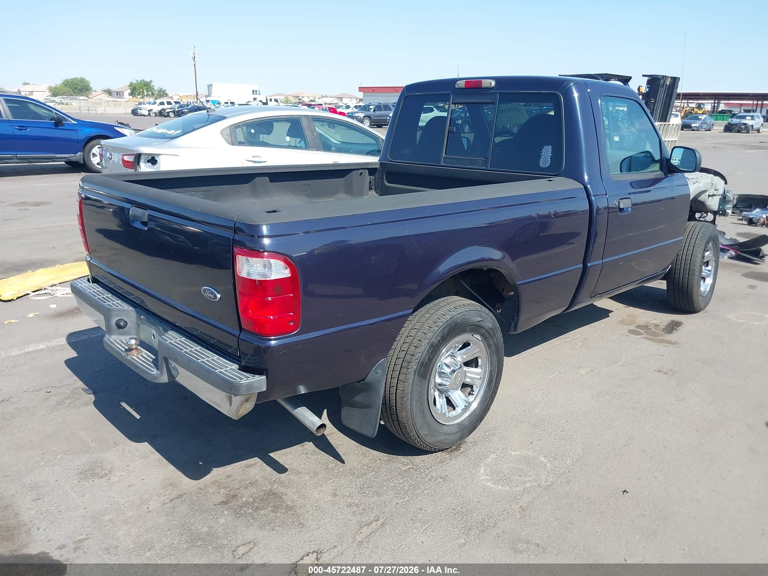 2003 Ford Ranger Xl/xlt Синий vin: 1FTYR10D43PA55161