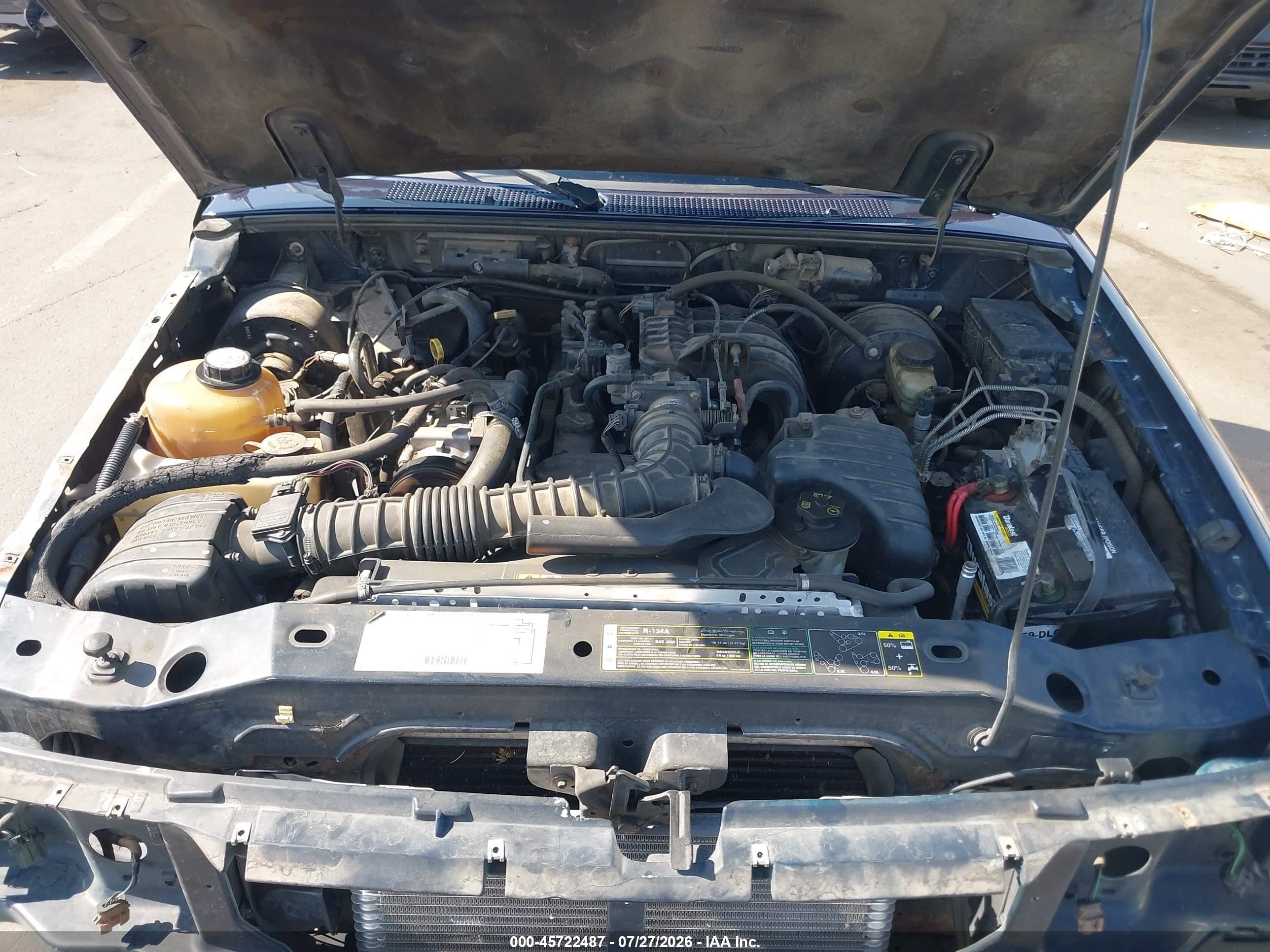 2003 Ford Ranger Xl/xlt Синий vin: 1FTYR10D43PA55161