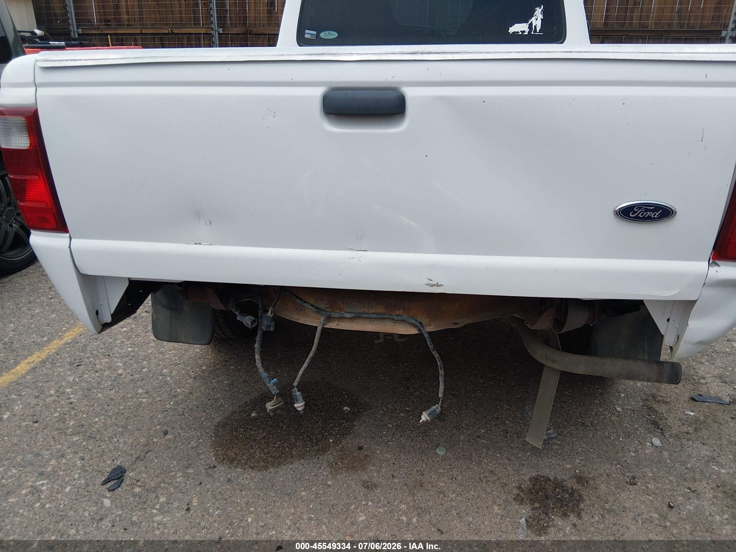 2003 Ford Ranger Xl/xlt Белый vin: 1FTYR10D43PB19649