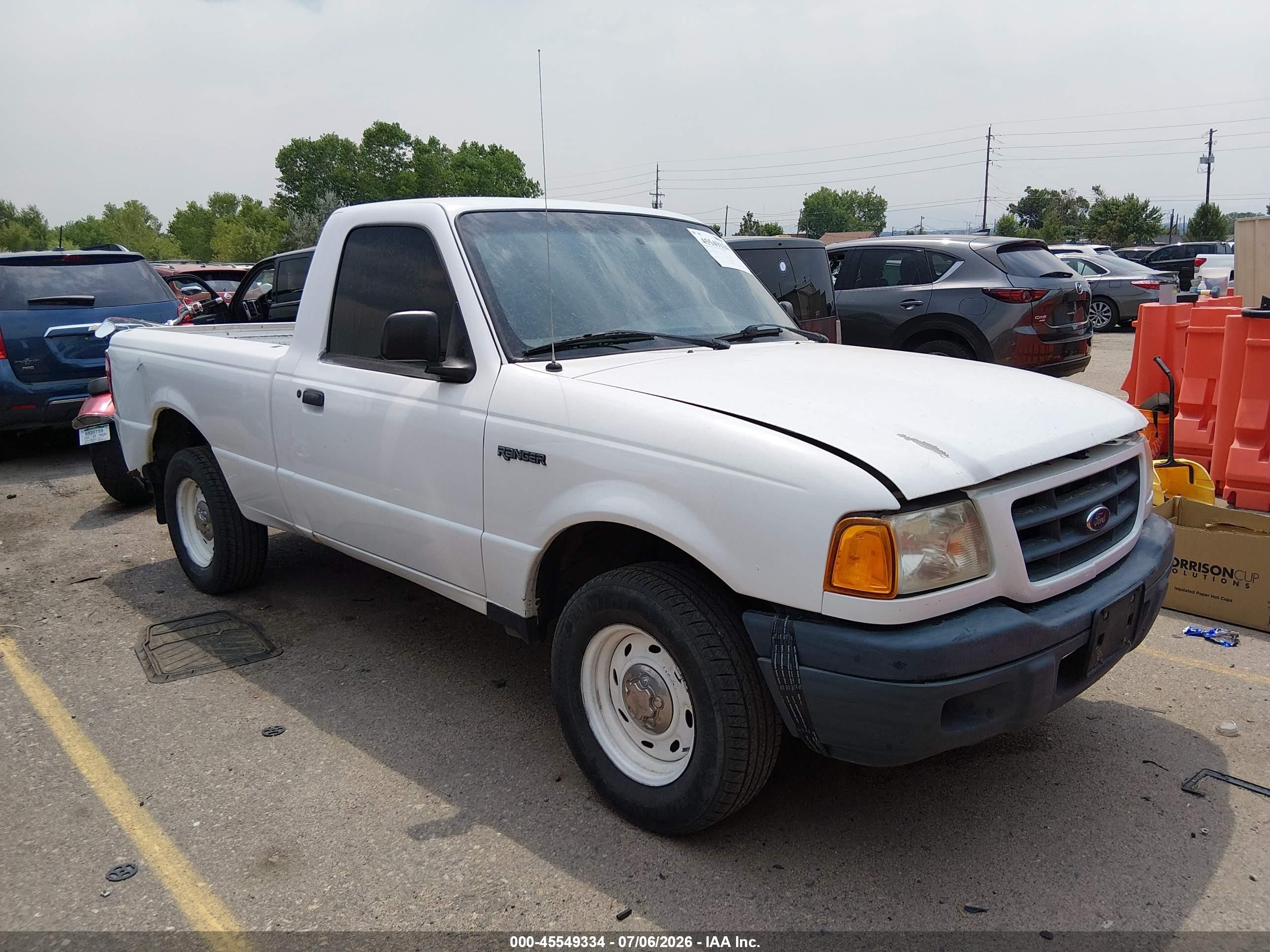 2003 Ford Ranger Xl/xlt Белый vin: 1FTYR10D43PB19649