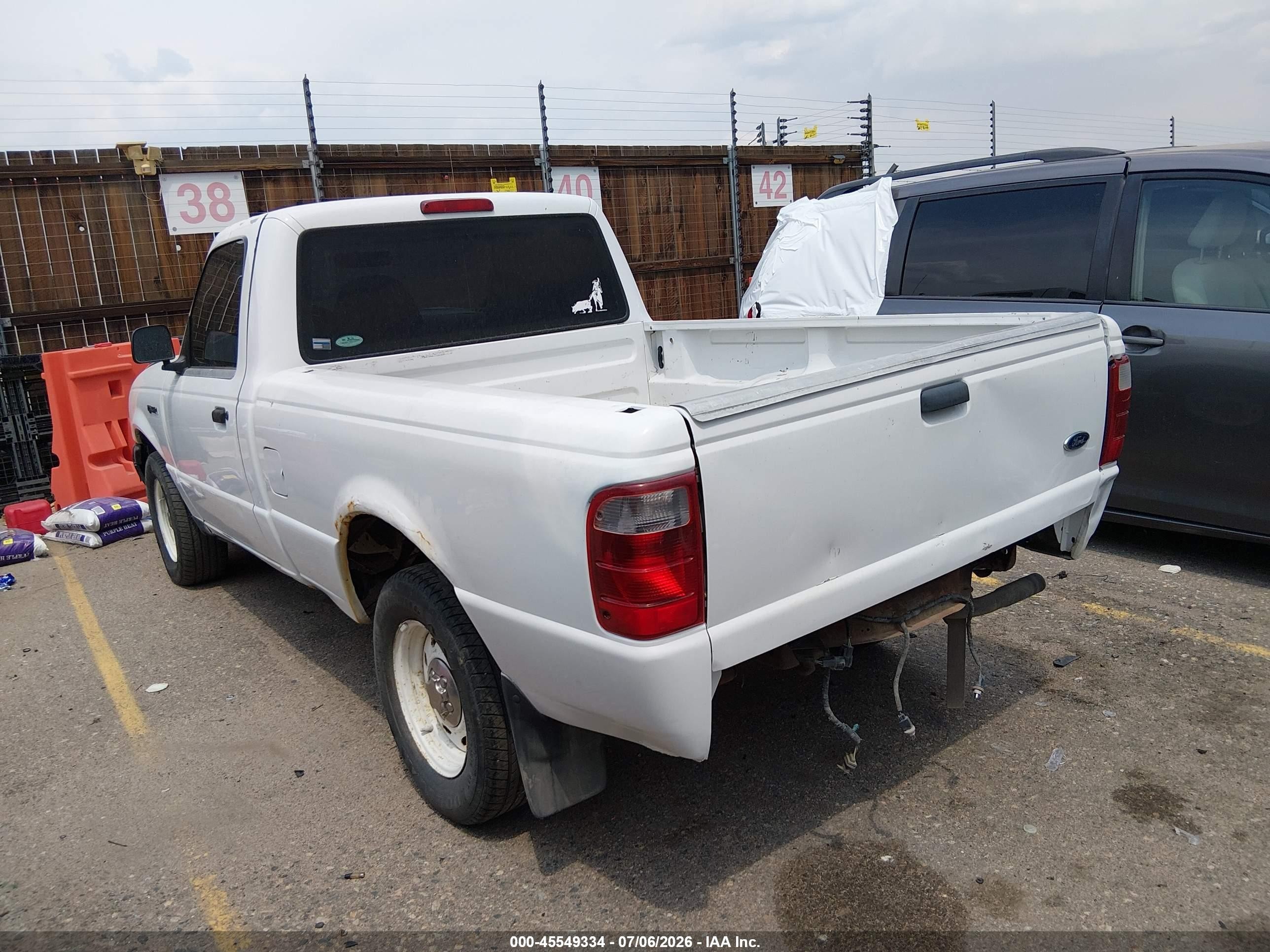 2003 Ford Ranger Xl/xlt Белый vin: 1FTYR10D43PB19649