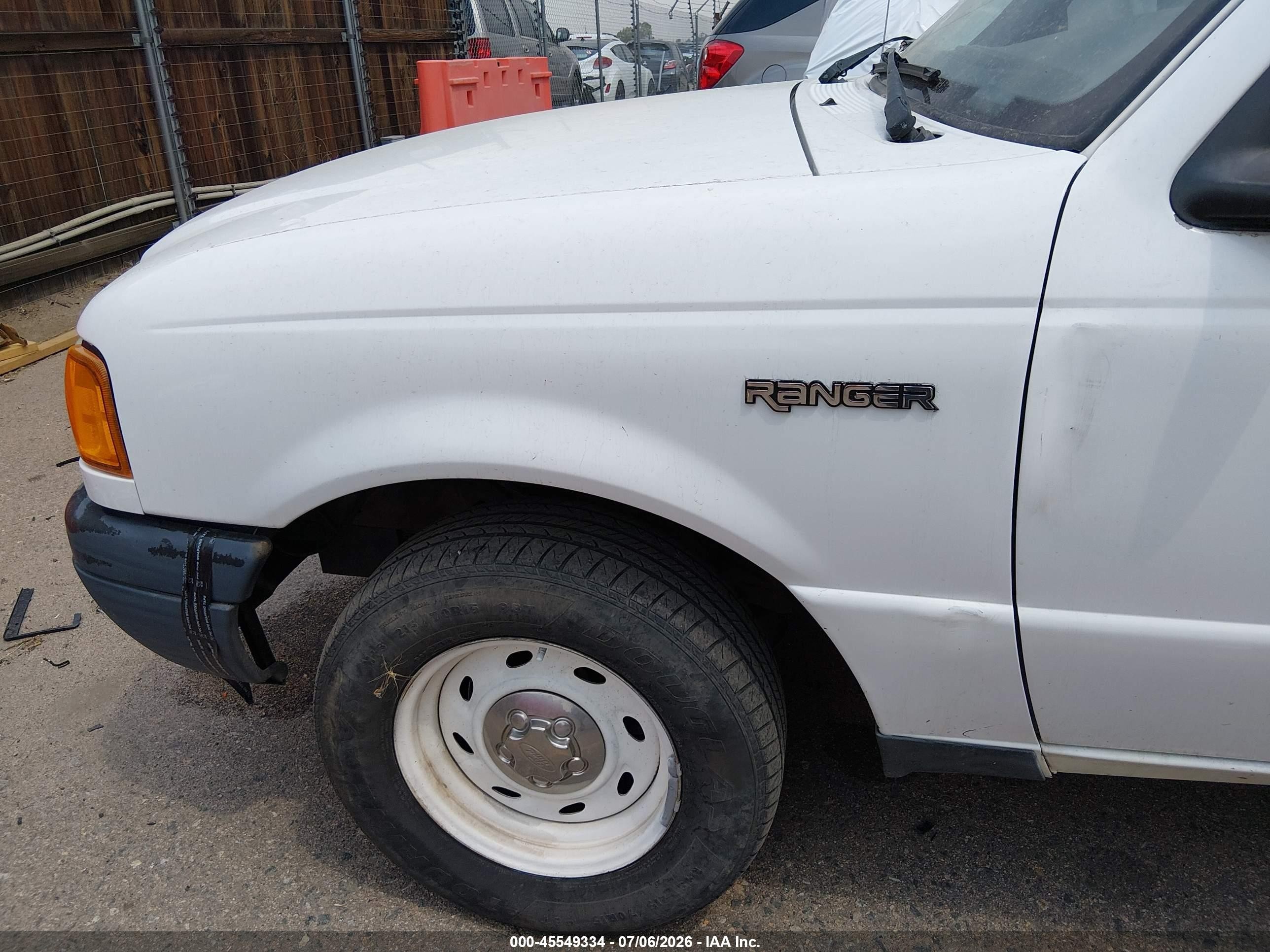 2003 Ford Ranger Xl/xlt Белый vin: 1FTYR10D43PB19649