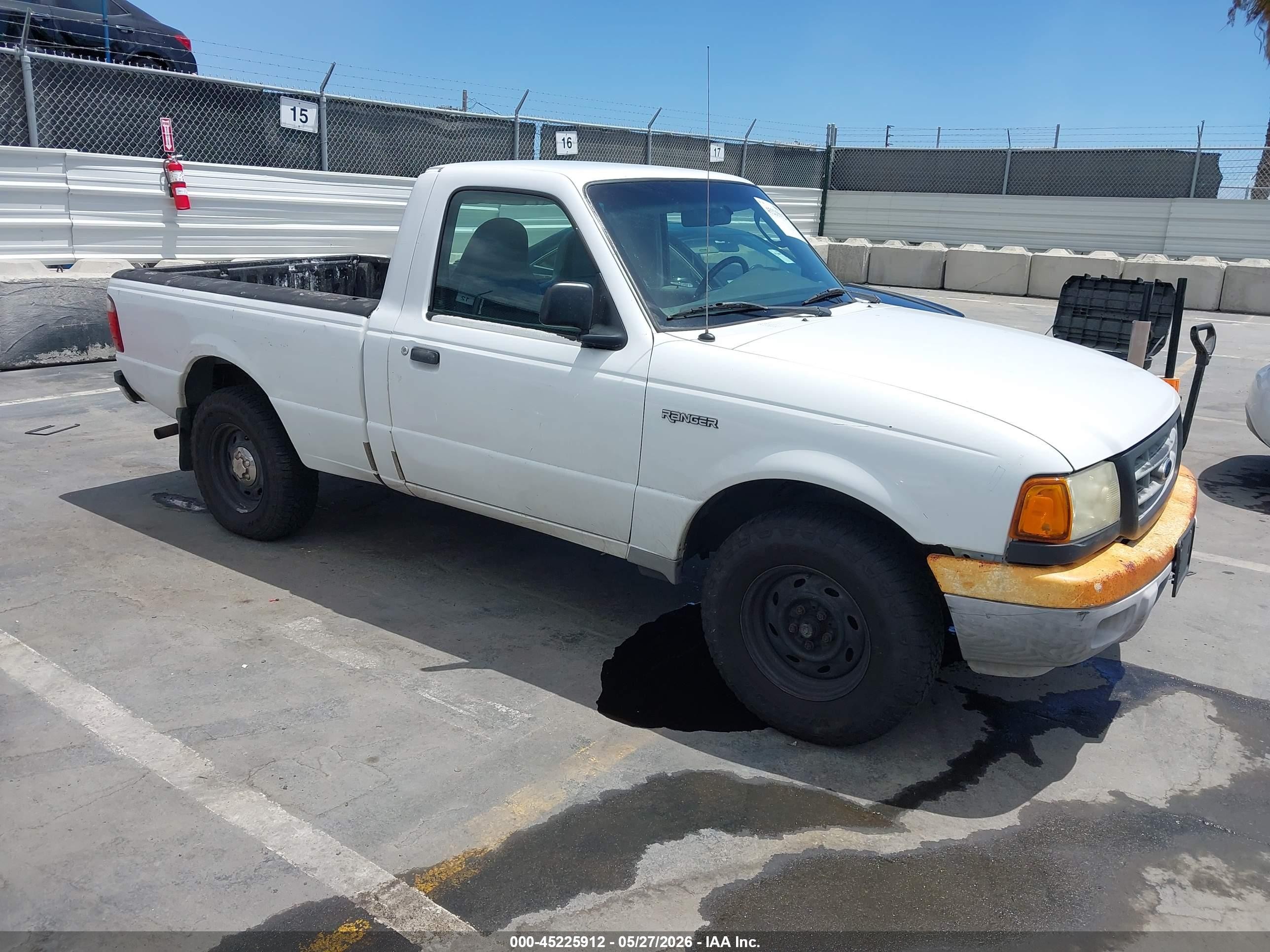 2003 Ford Ranger   Белый vin: 1FTYR10D43TA41848