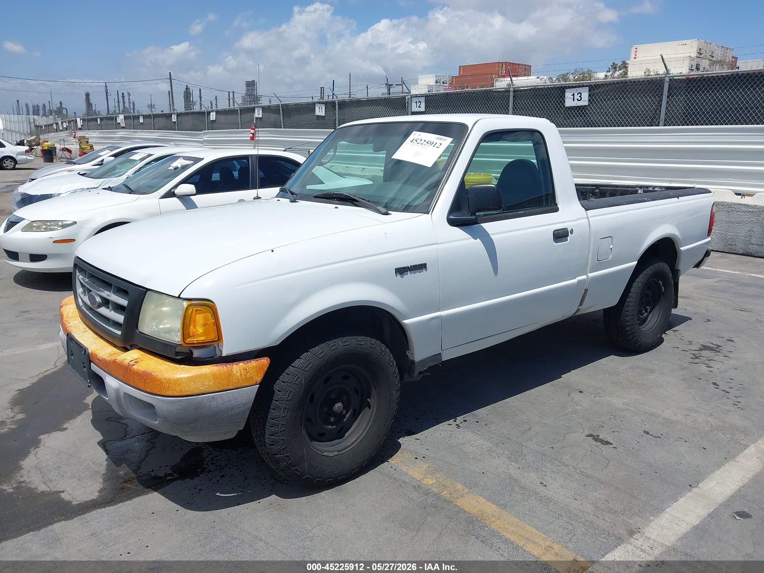 2003 Ford Ranger   Белый vin: 1FTYR10D43TA41848