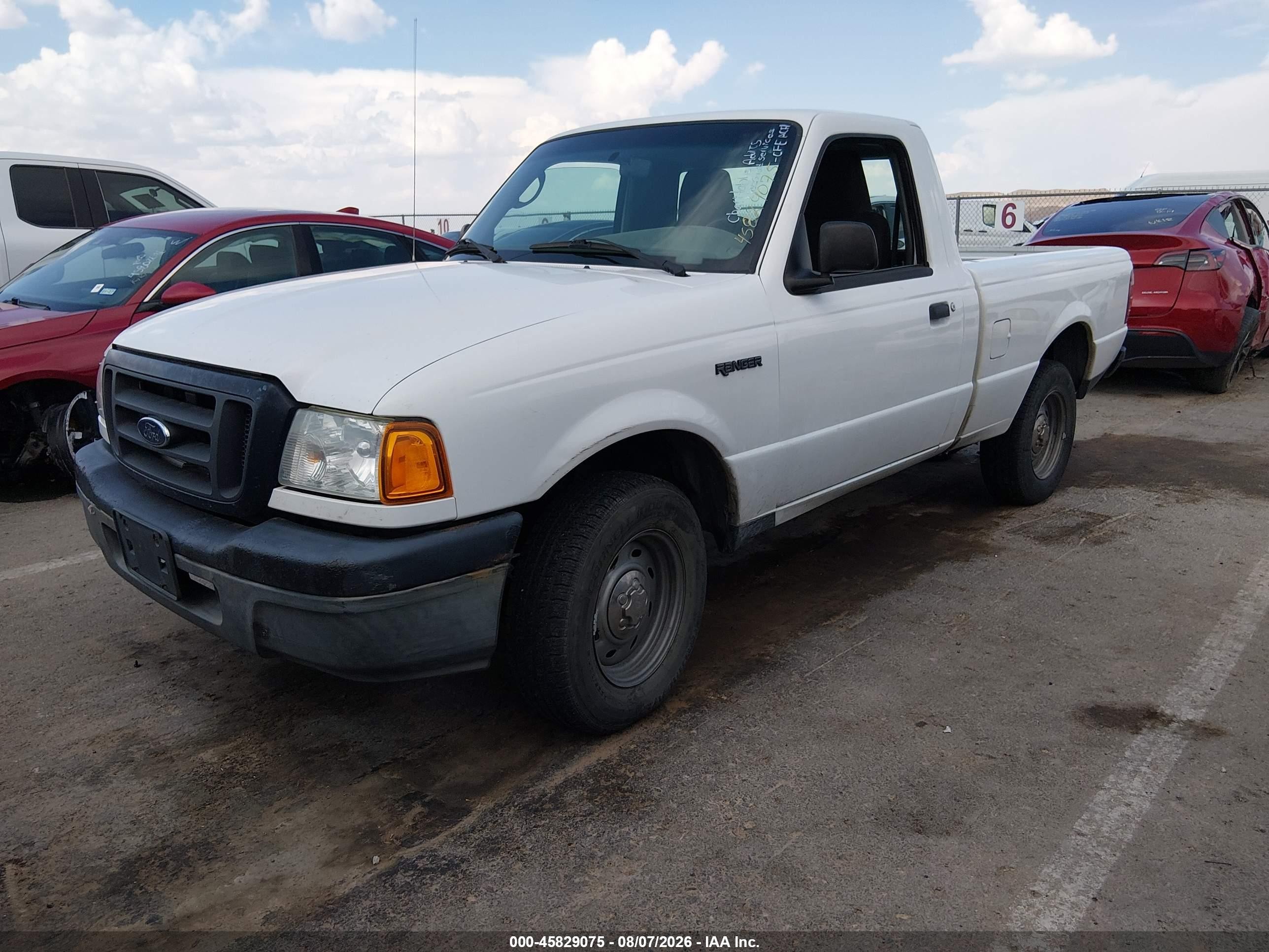 2004 Ford Ranger Xl/xlt White vin: 1FTYR10D44PA46753