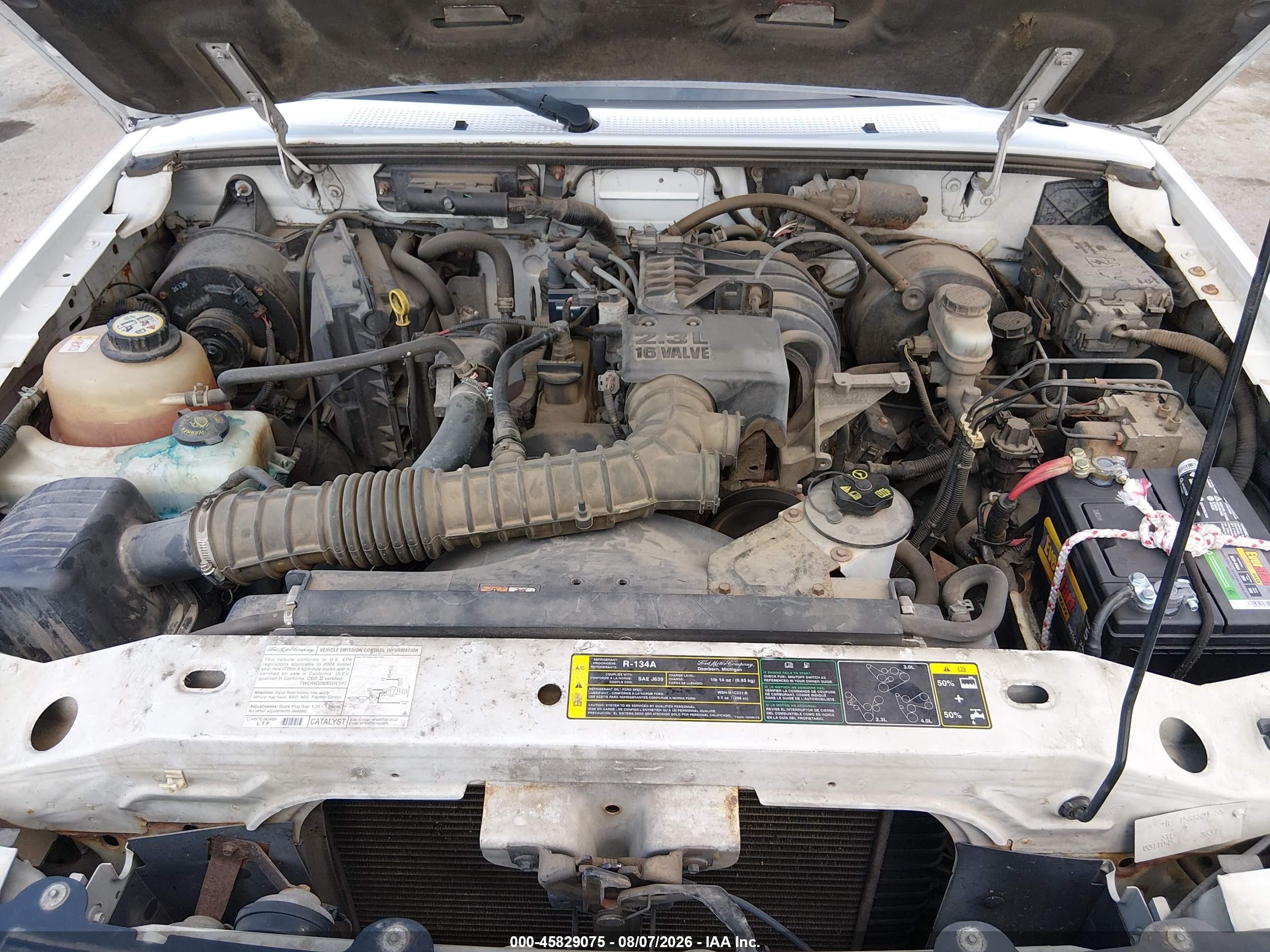 2004 Ford Ranger Xl/xlt White vin: 1FTYR10D44PA46753