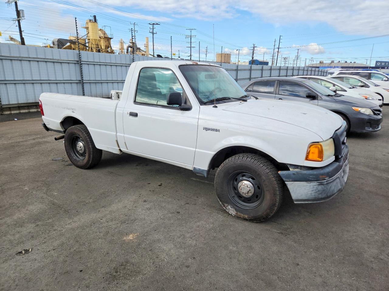 2004 Ford Ranger White vin: 1FTYR10D44PA58675