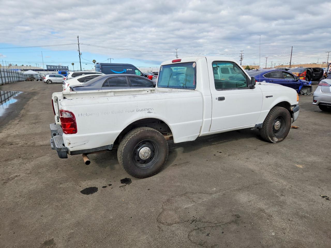 2004 Ford Ranger White vin: 1FTYR10D44PA58675