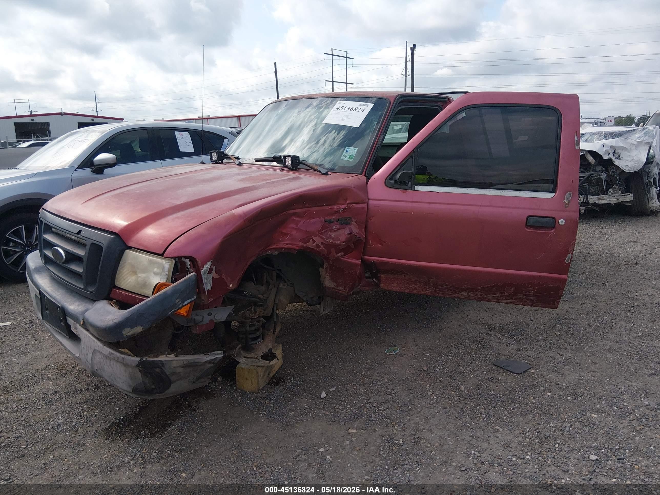 2005 Ford Ranger Xl/xls/xlt Red vin: 1FTYR10D45PA17321
