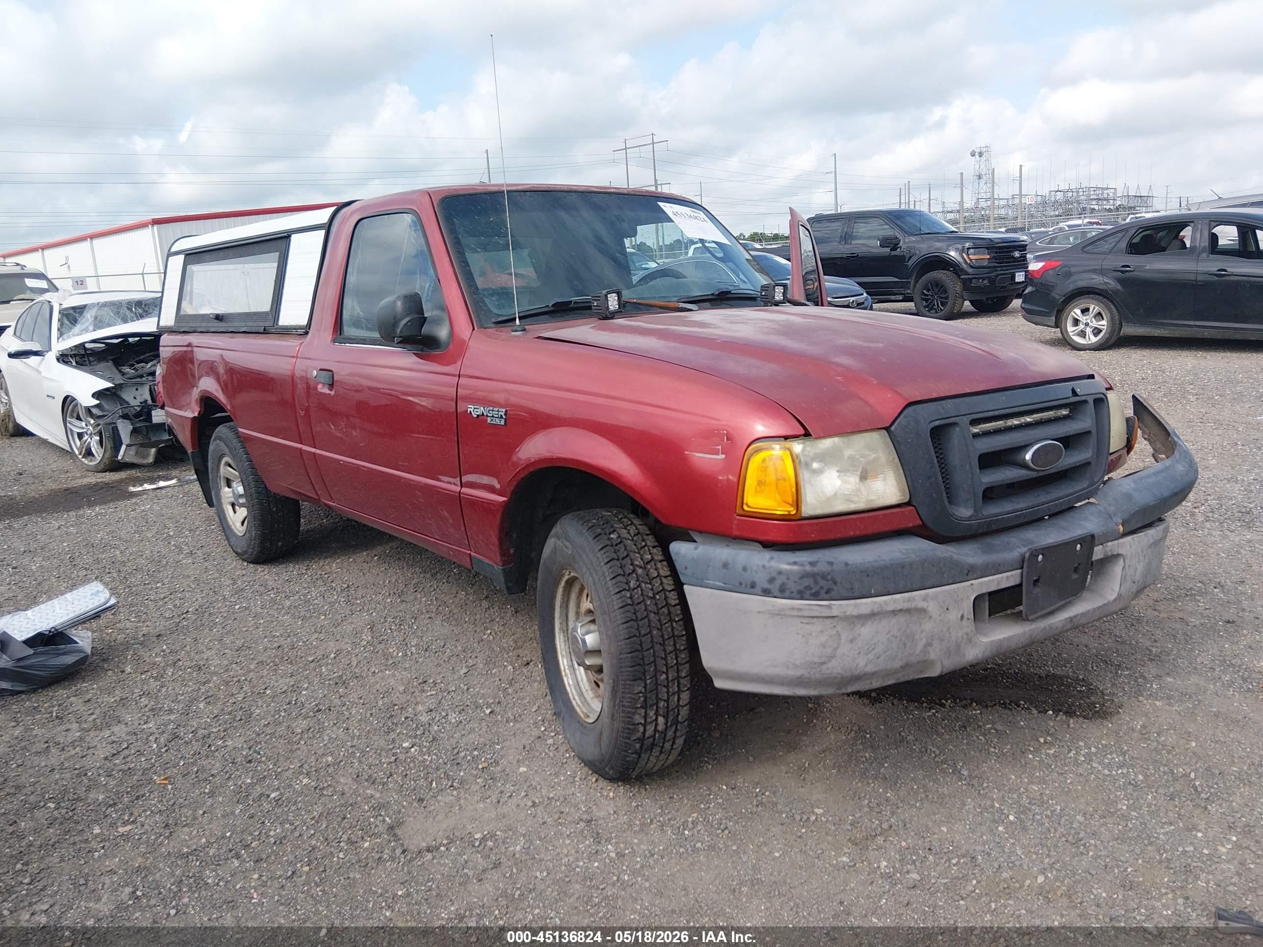 2005 Ford Ranger Xl/xls/xlt Red vin: 1FTYR10D45PA17321