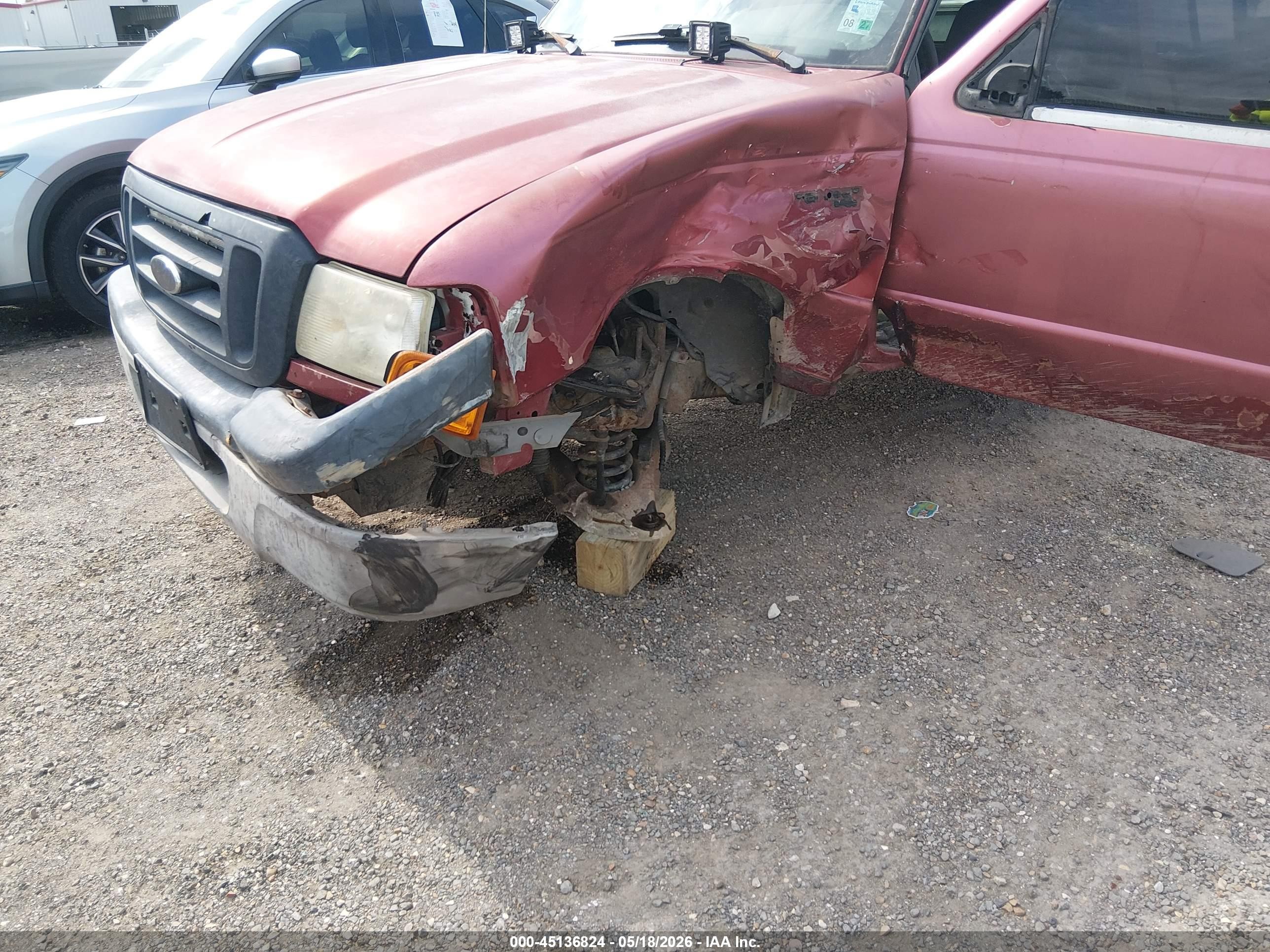 2005 Ford Ranger Xl/xls/xlt Red vin: 1FTYR10D45PA17321