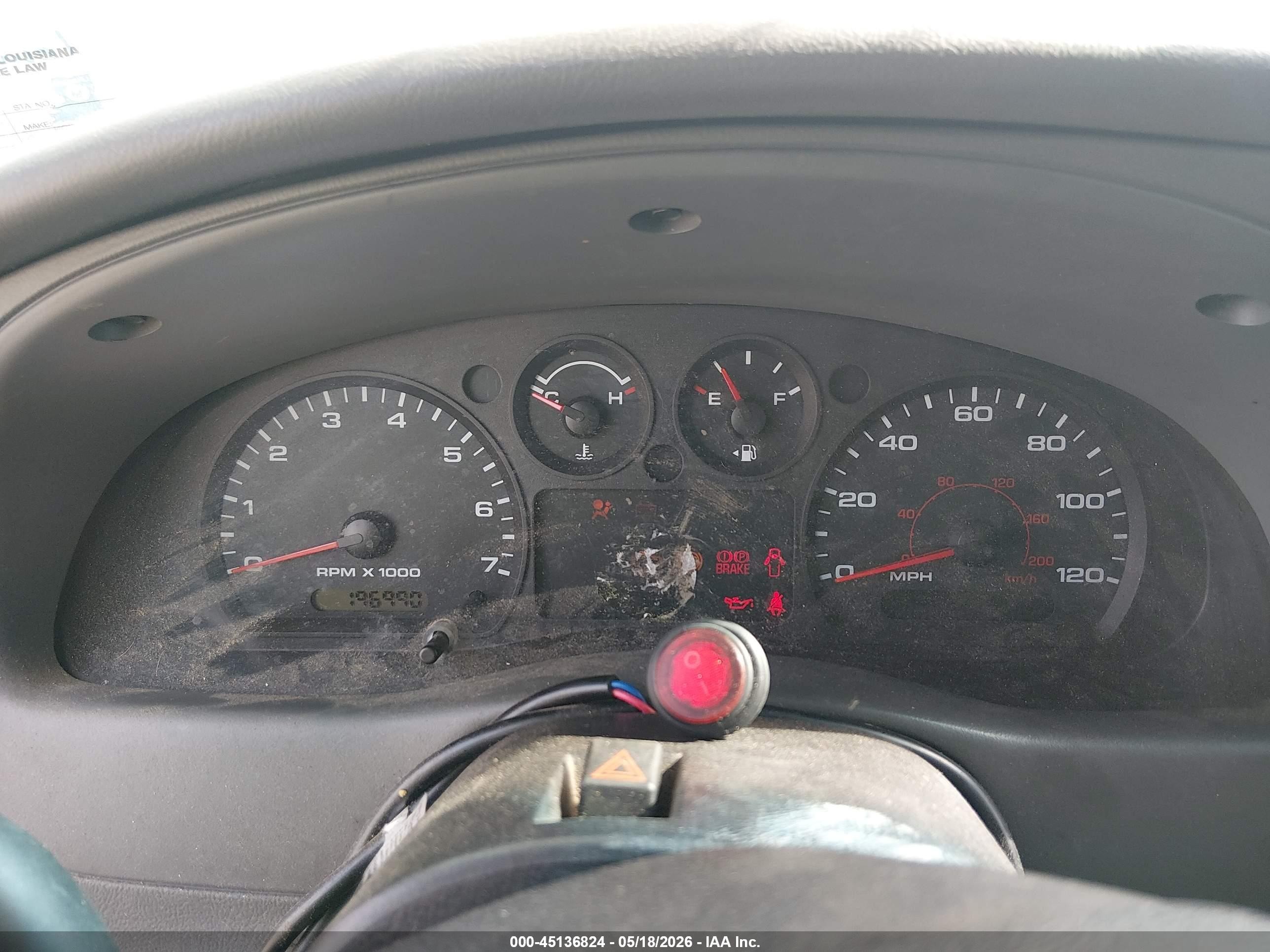 2005 Ford Ranger Xl/xls/xlt Red vin: 1FTYR10D45PA17321