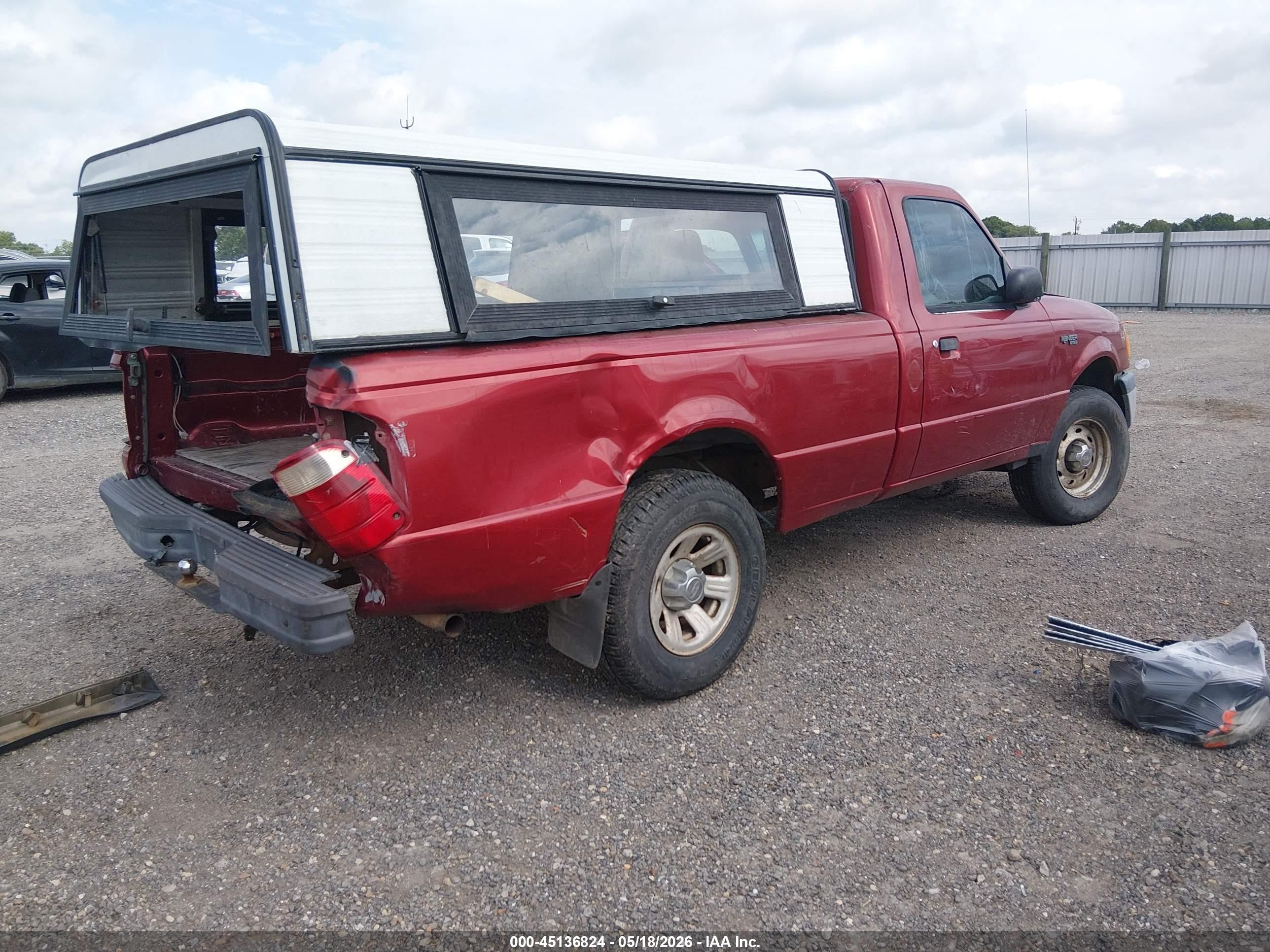 2005 Ford Ranger Xl/xls/xlt Red vin: 1FTYR10D45PA17321