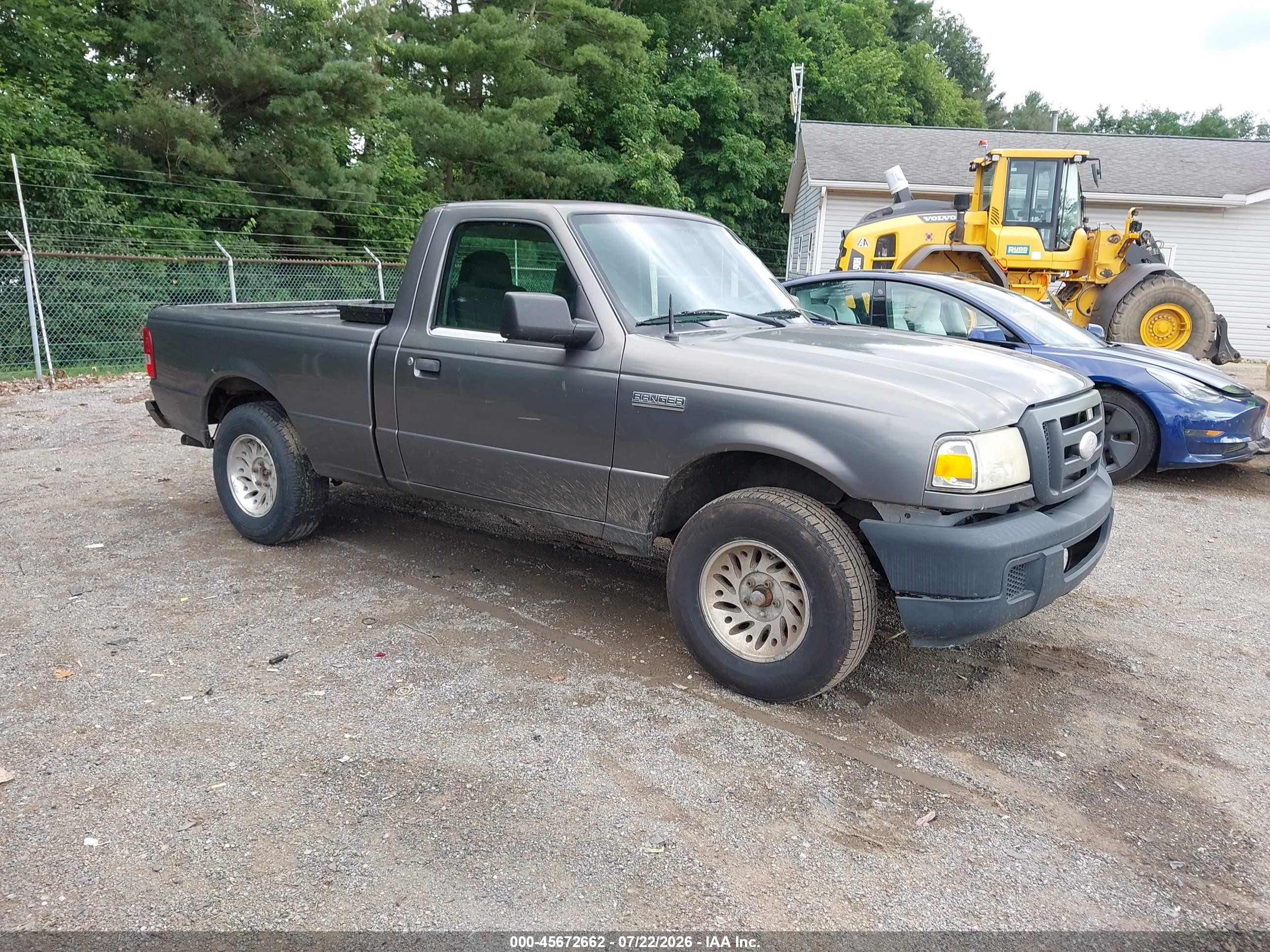 2006 Ford Ranger Xl/xlt Gray vin: 1FTYR10D46PA18258