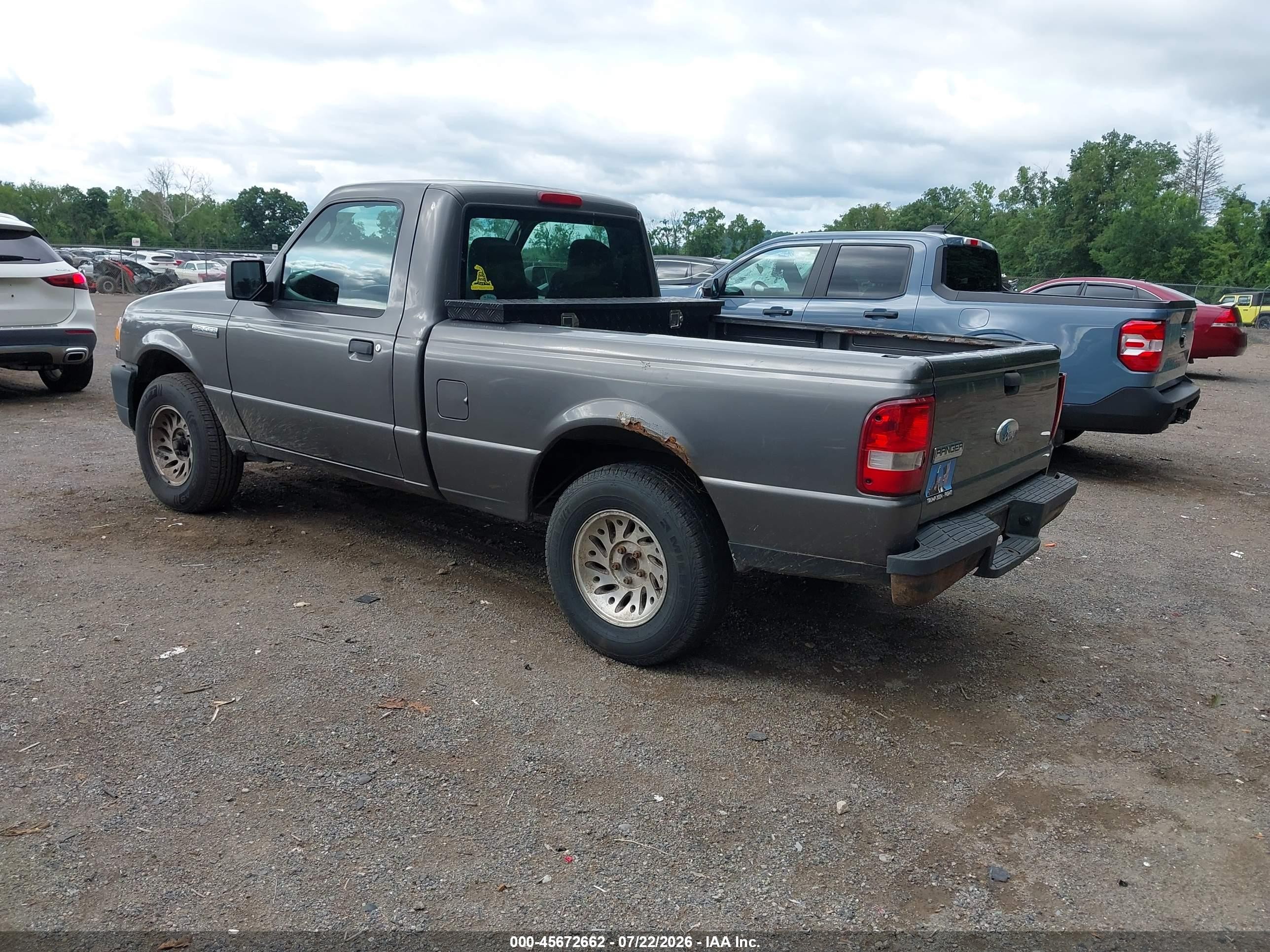 2006 Ford Ranger Xl/xlt Gray vin: 1FTYR10D46PA18258