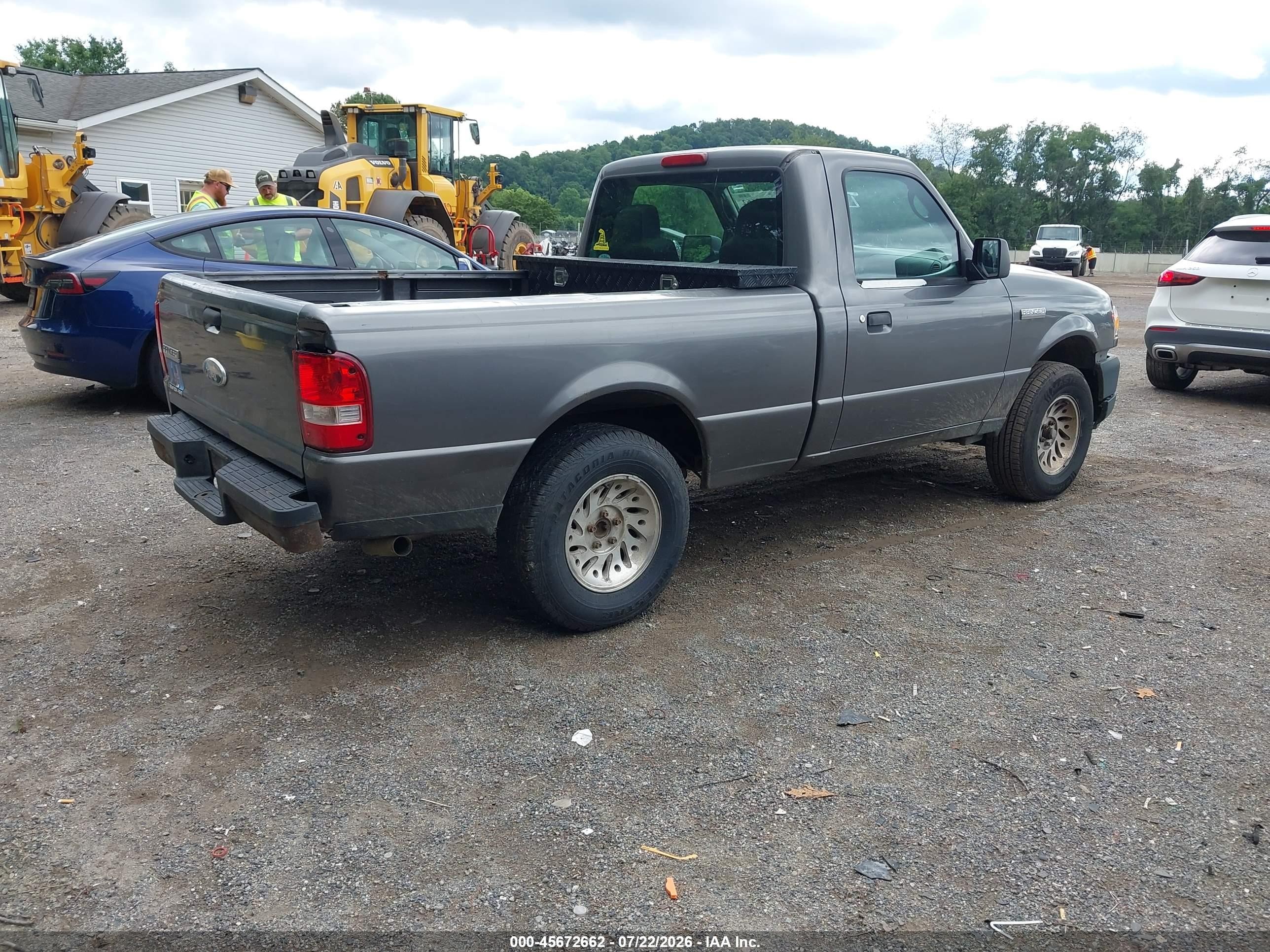2006 Ford Ranger Xl/xlt Gray vin: 1FTYR10D46PA18258