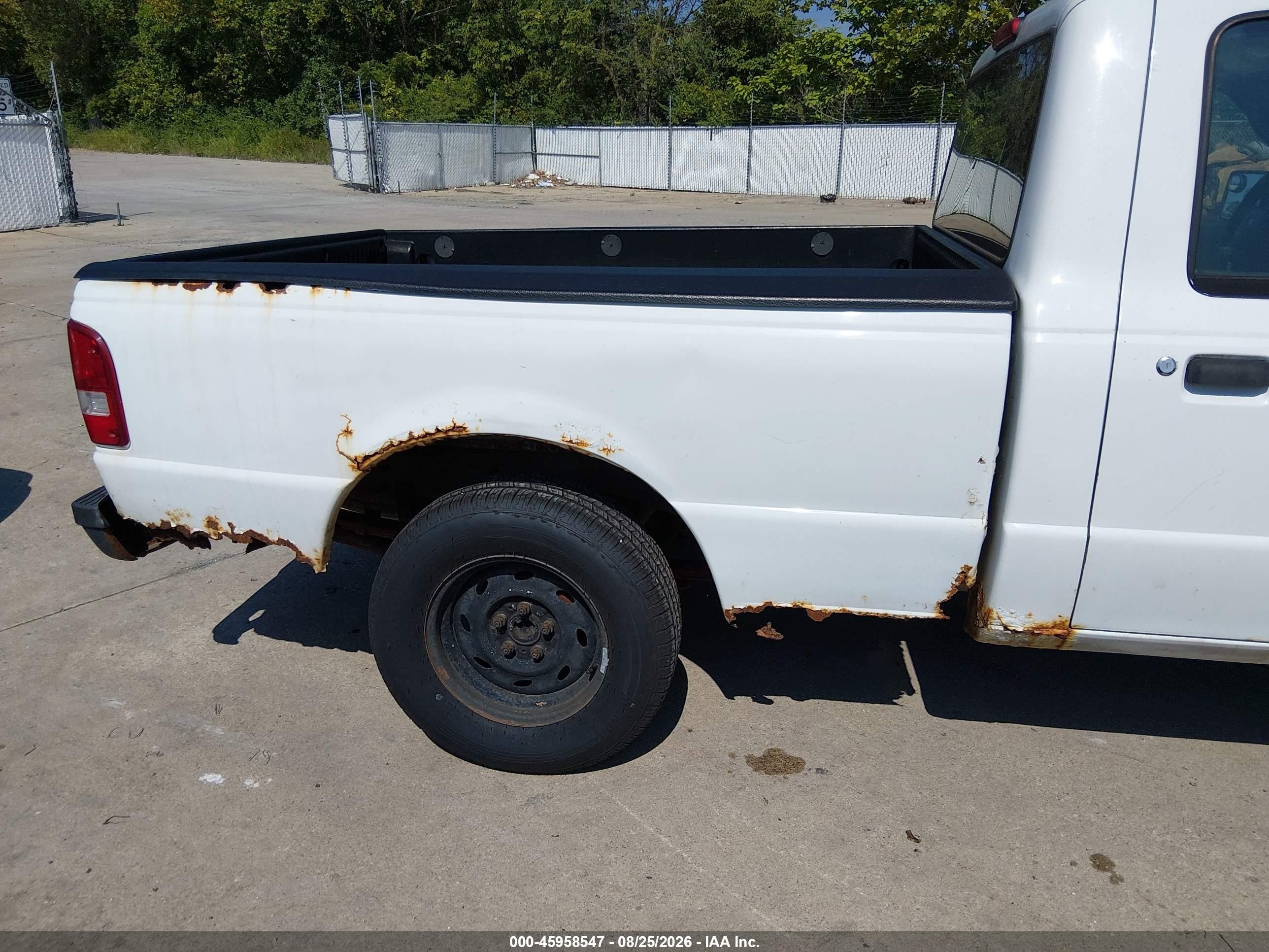 2006 Ford Ranger Xl/xlt White vin: 1FTYR10D46PA33200