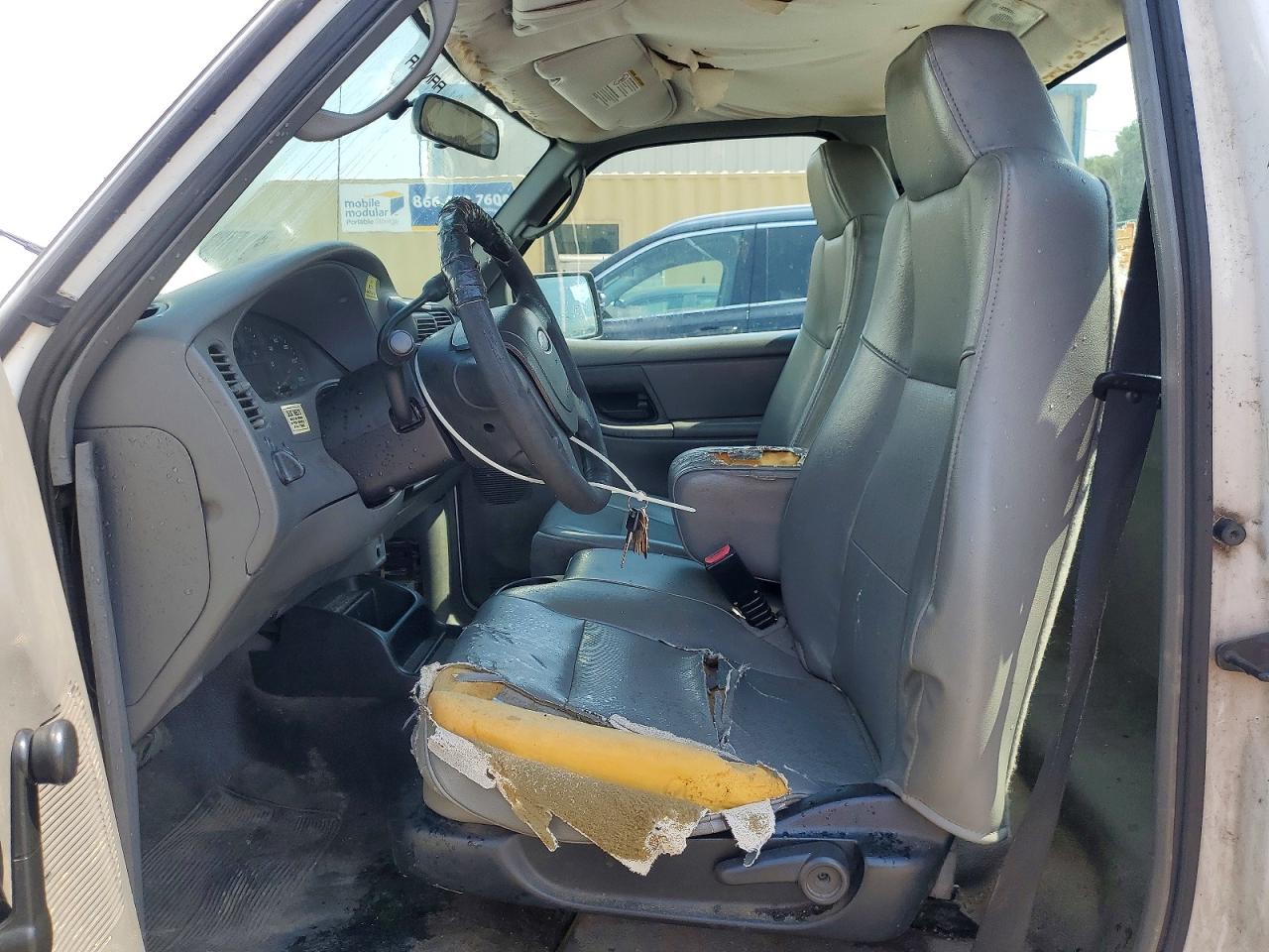 2006 Ford Ranger White vin: 1FTYR10D46PA61661