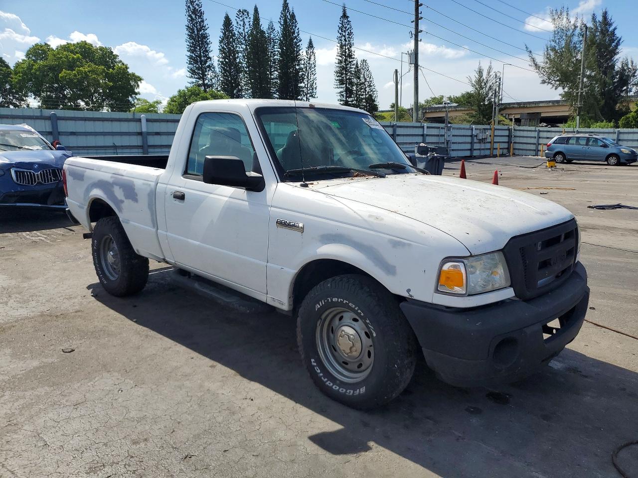 2006 Ford Ranger White vin: 1FTYR10D46PA62003