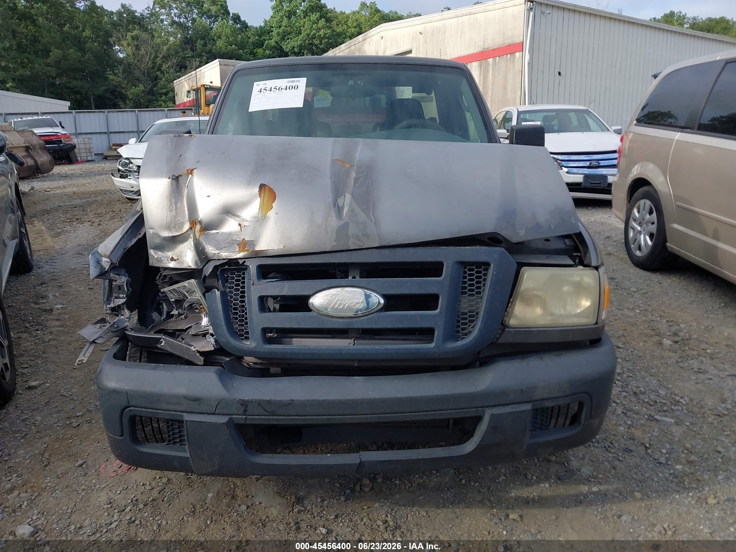 2007 Ford Ranger Stx/xl/xlt Gray vin: 1FTYR10D47PA11814